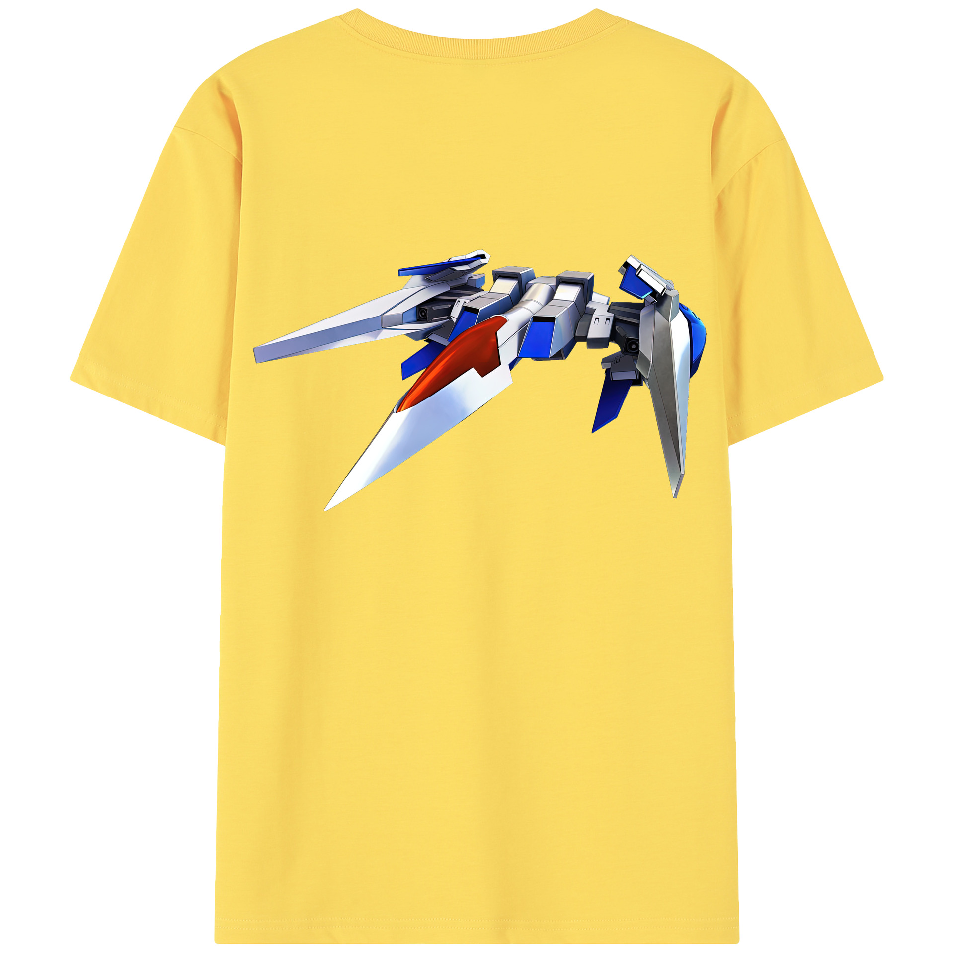 （画像用） 機動戦士ガンダム Mobile Suit Gundam 綿100％半袖Tシャツ（背面プリント）