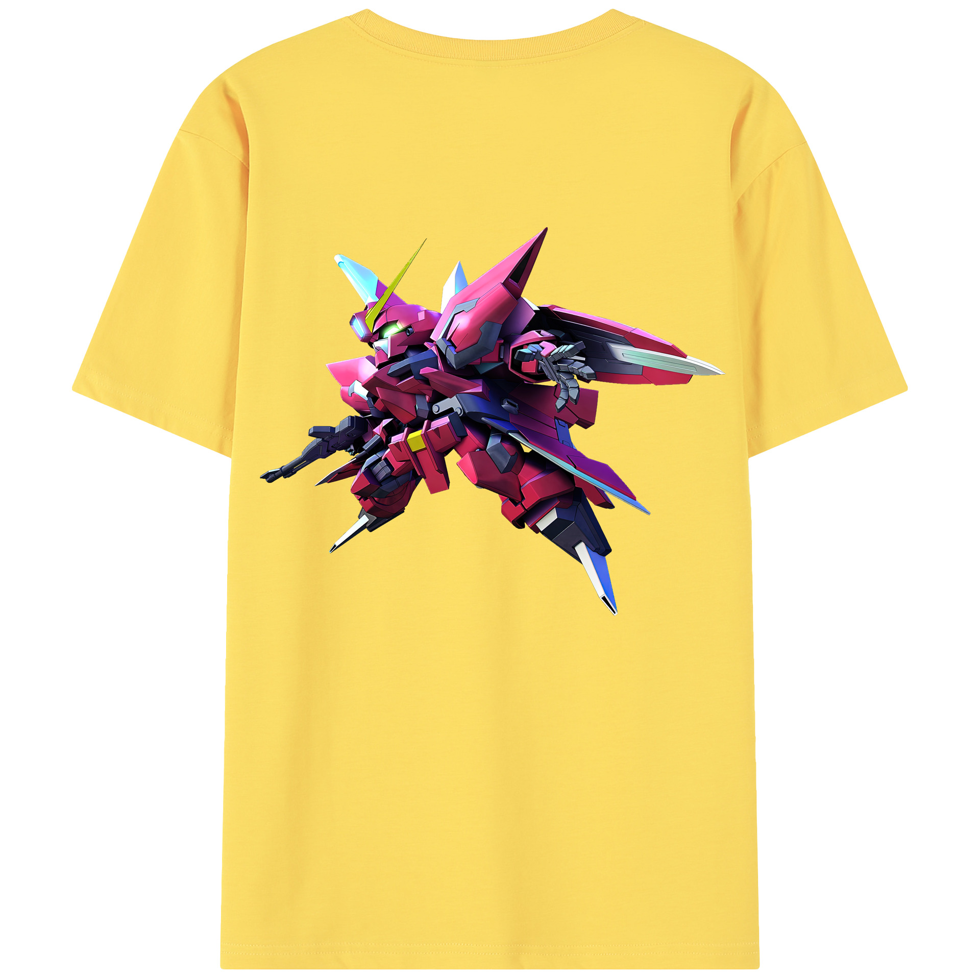 （画像用） 機動戦士ガンダム Mobile Suit Gundam 綿100％半袖Tシャツ（背面プリント）