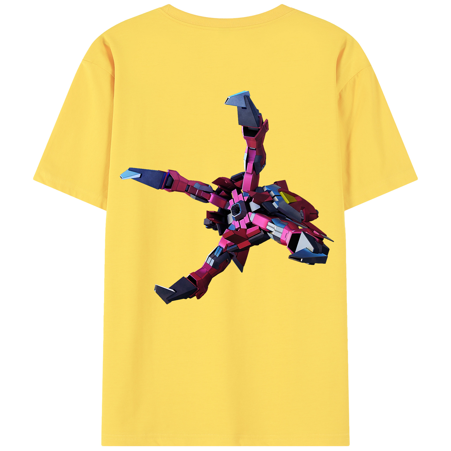 （画像用） 機動戦士ガンダム Mobile Suit Gundam 綿100％半袖Tシャツ（背面プリント）