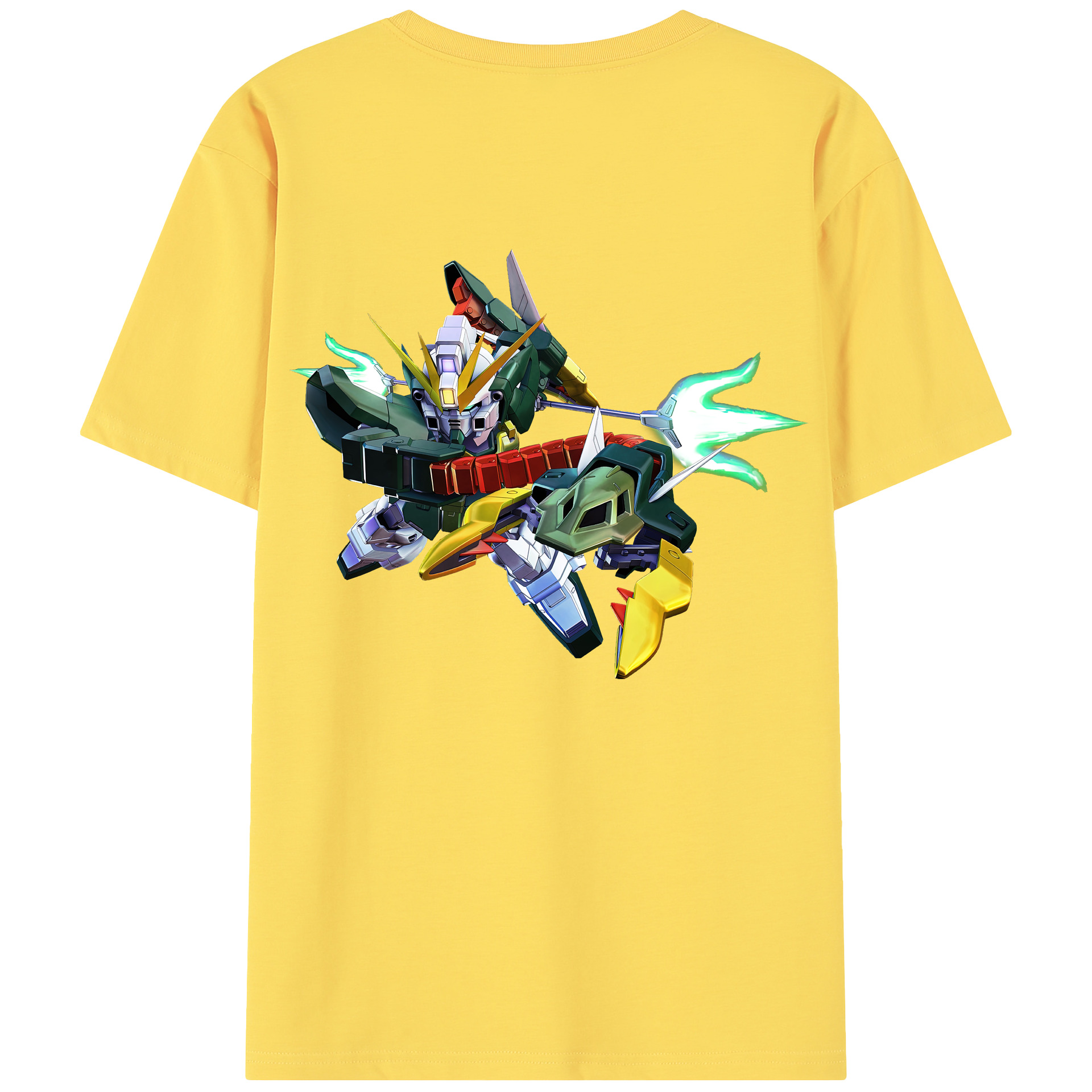 （画像用） 機動戦士ガンダム Mobile Suit Gundam 綿100％半袖Tシャツ（背面プリント）