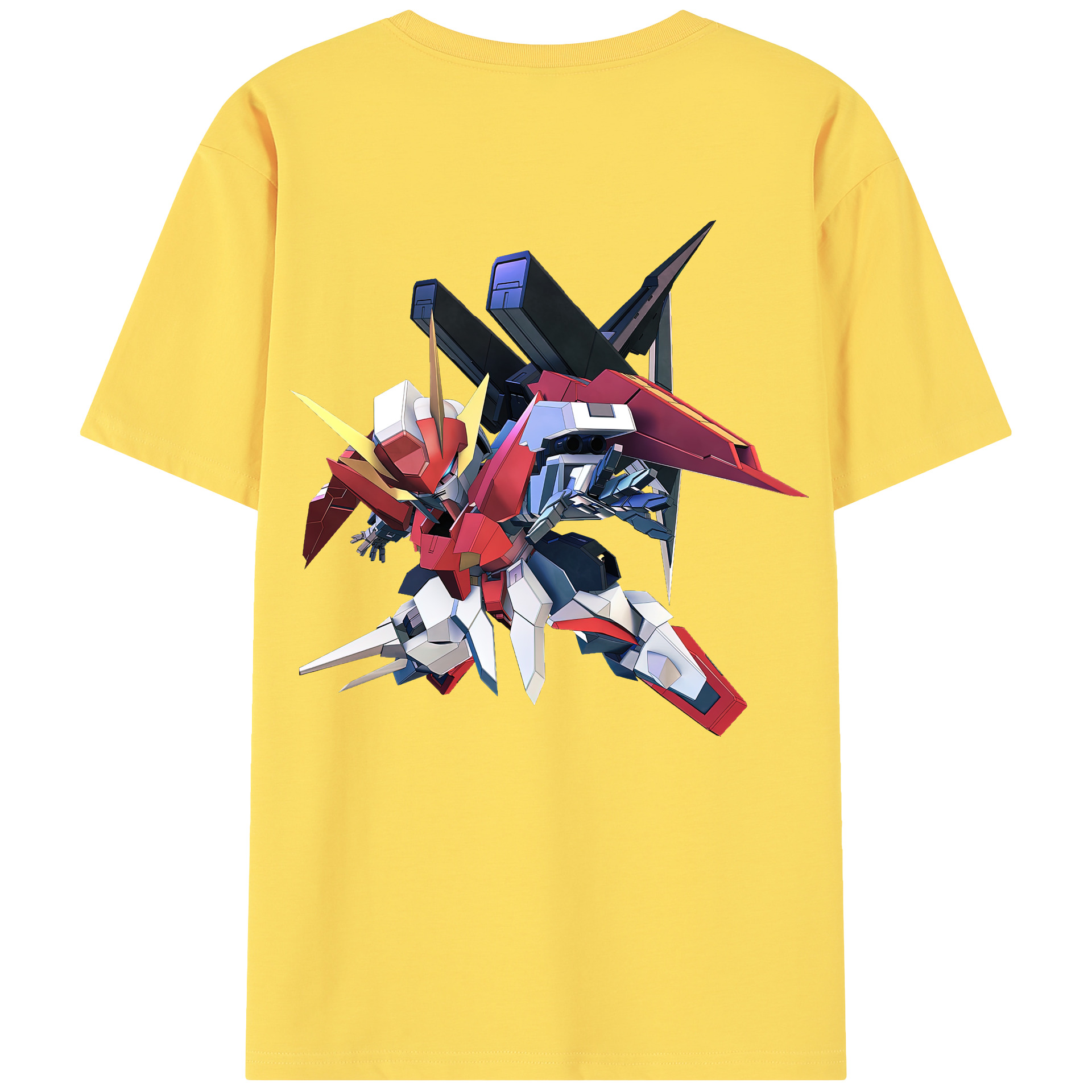 （画像用） 機動戦士ガンダム Mobile Suit Gundam 綿100％半袖Tシャツ（背面プリント）
