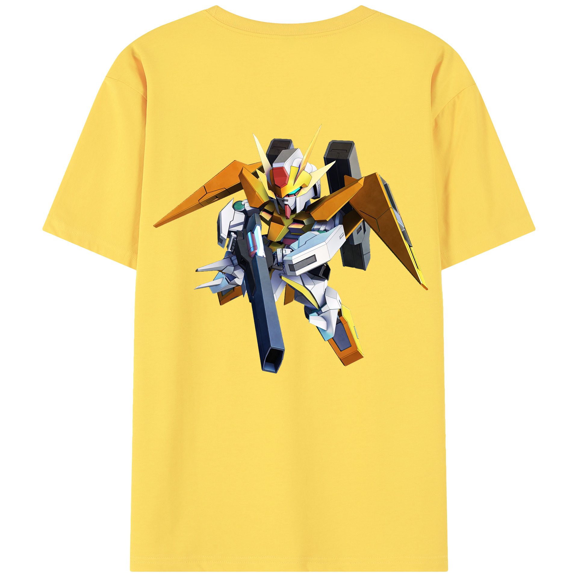 （画像用） 機動戦士ガンダム Mobile Suit Gundam 綿100％半袖Tシャツ（背面プリント）