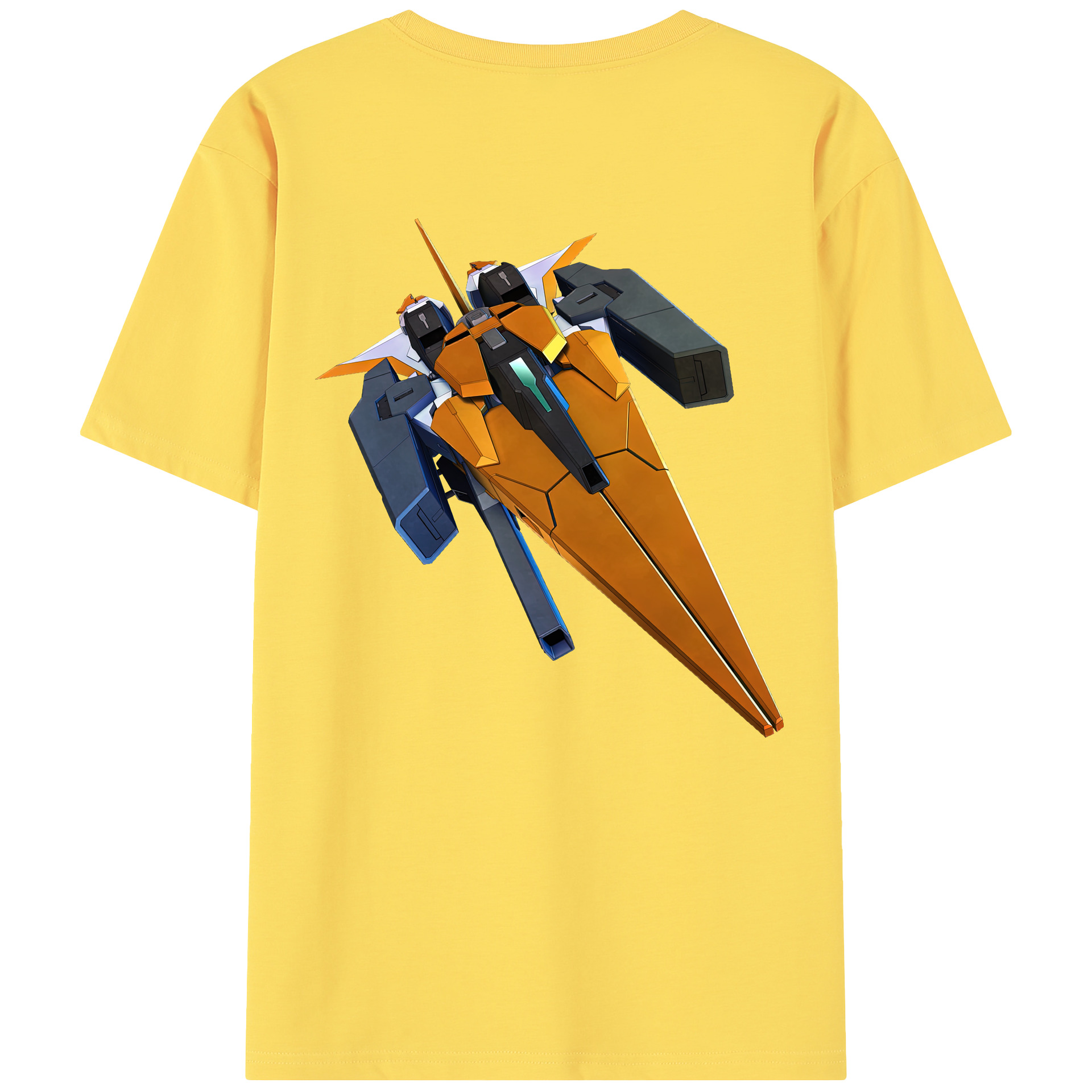 （画像用） 機動戦士ガンダム Mobile Suit Gundam 綿100％半袖Tシャツ（背面プリント）