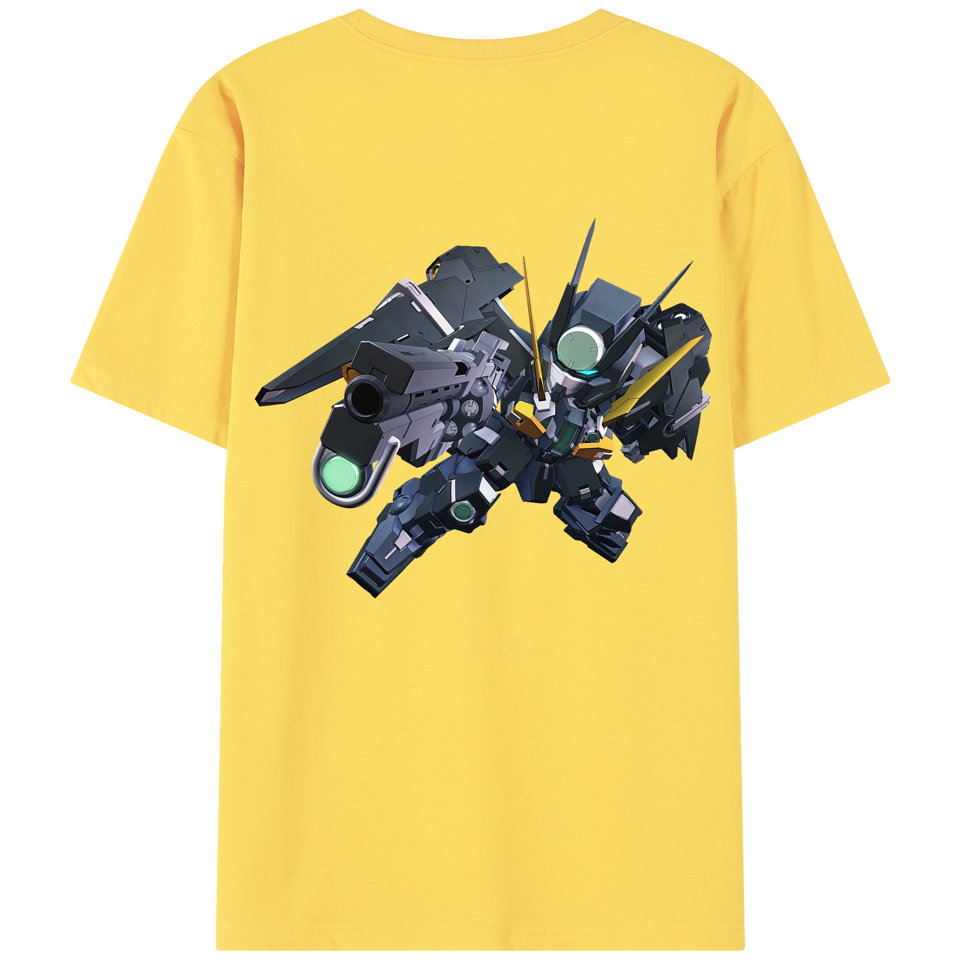 （画像用） 機動戦士ガンダム Mobile Suit Gundam 綿100％半袖Tシャツ（背面プリント）