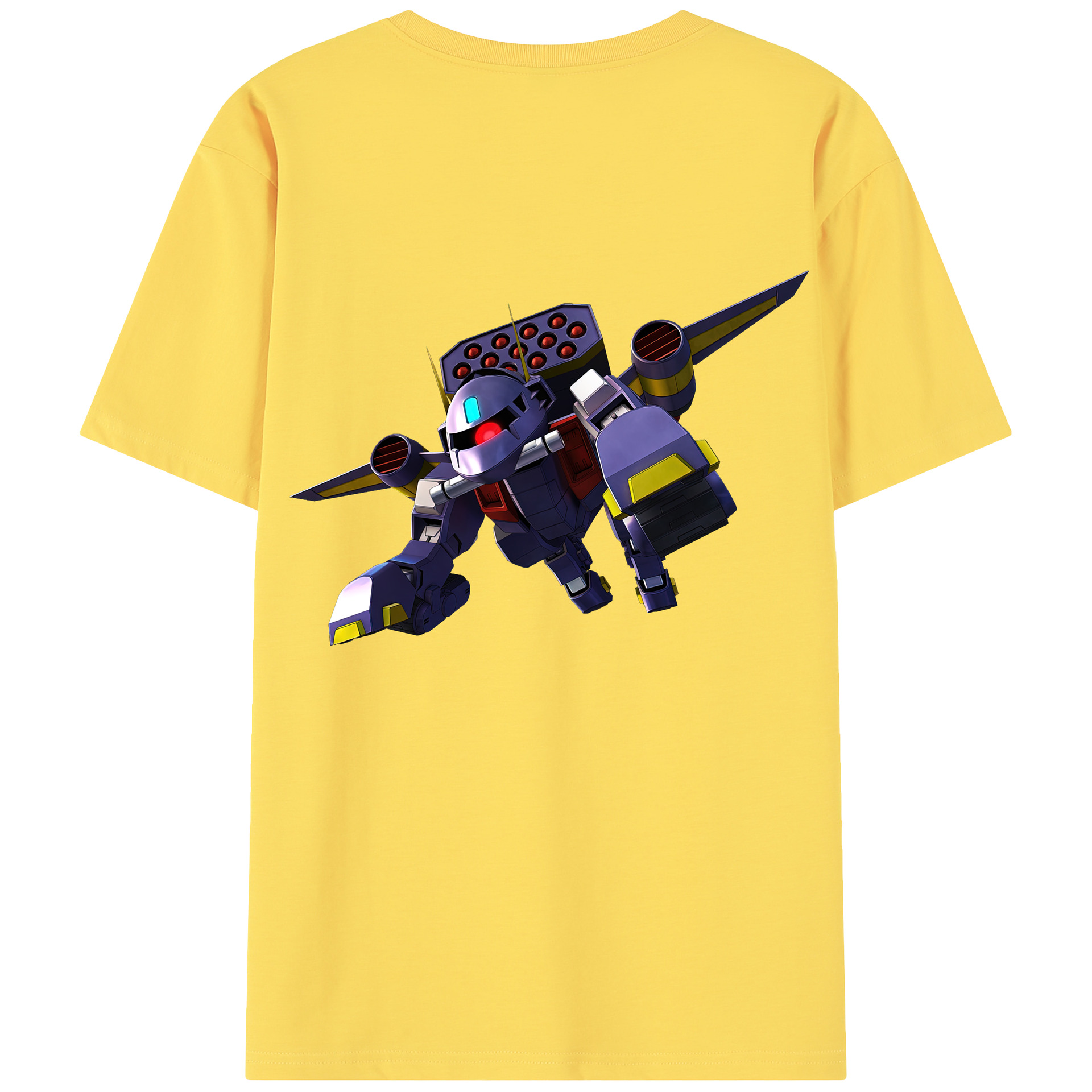 （画像用） 機動戦士ガンダム Mobile Suit Gundam 綿100％半袖Tシャツ（背面プリント）