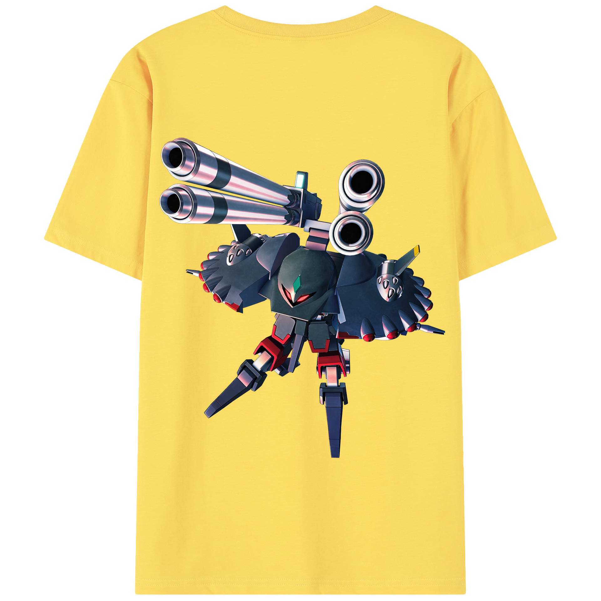 （画像用） 機動戦士ガンダム Mobile Suit Gundam 綿100％半袖Tシャツ（背面プリント）