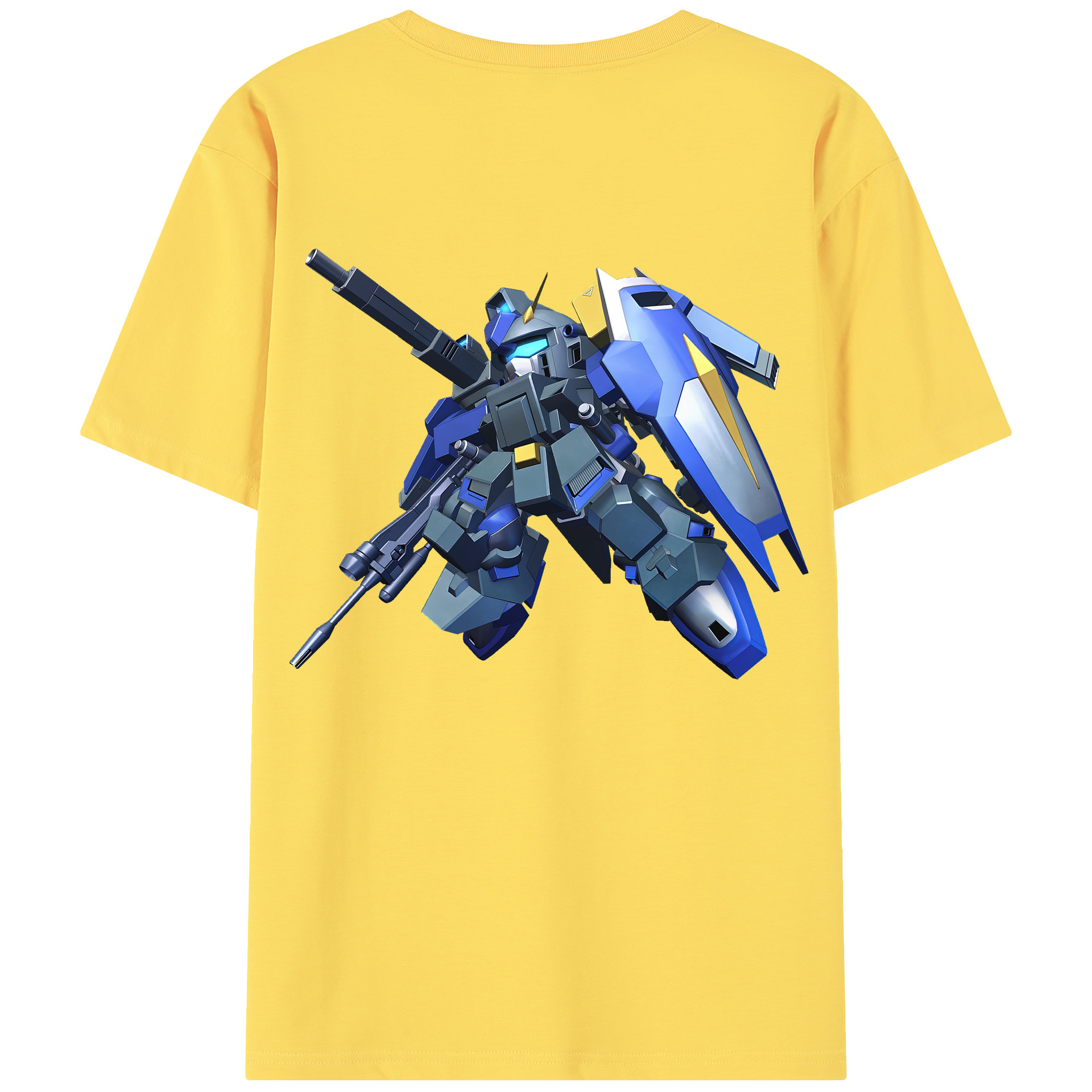 （画像用） 機動戦士ガンダム Mobile Suit Gundam 綿100％半袖Tシャツ（背面プリント）