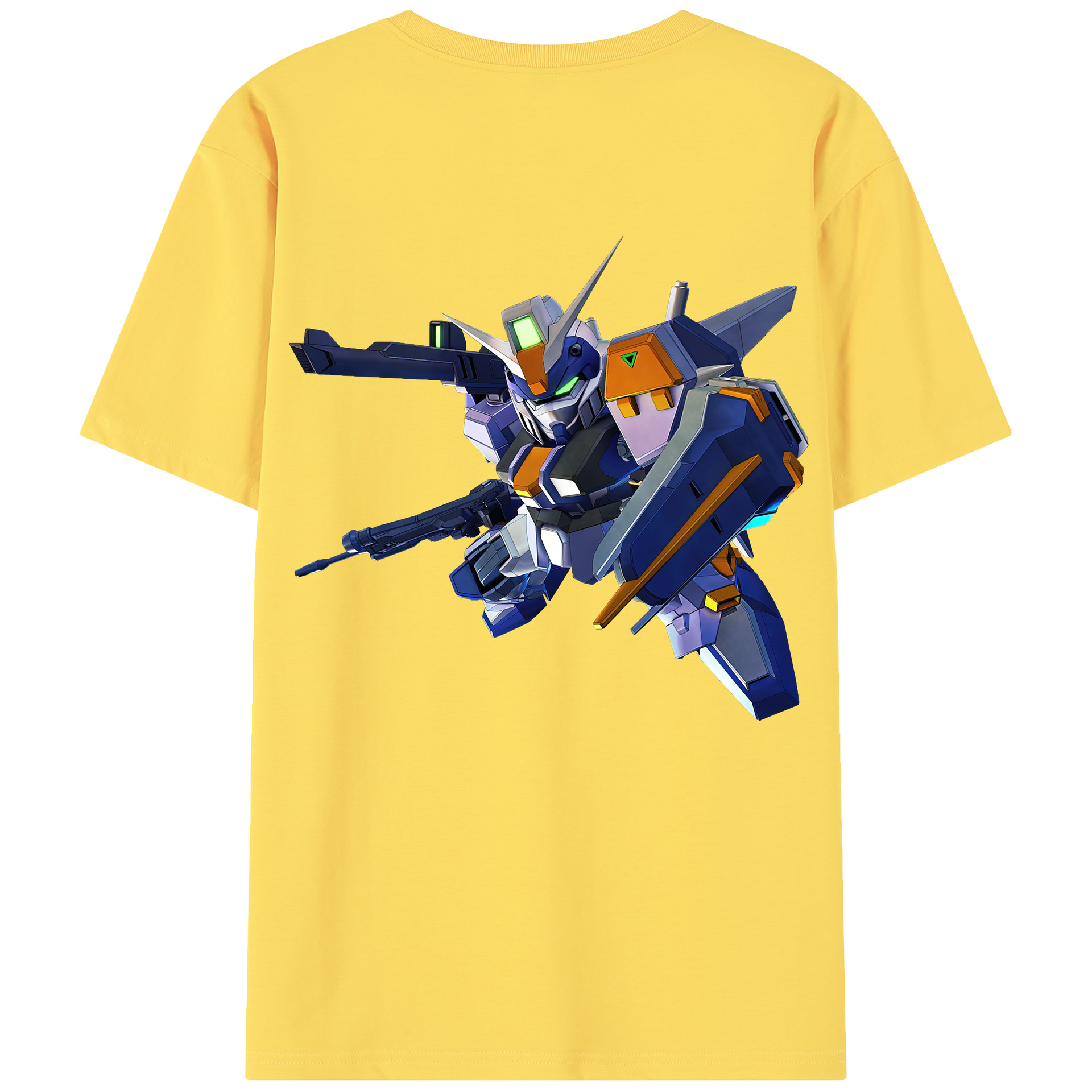 （画像用） 機動戦士ガンダム Mobile Suit Gundam 綿100％半袖Tシャツ（背面プリント）