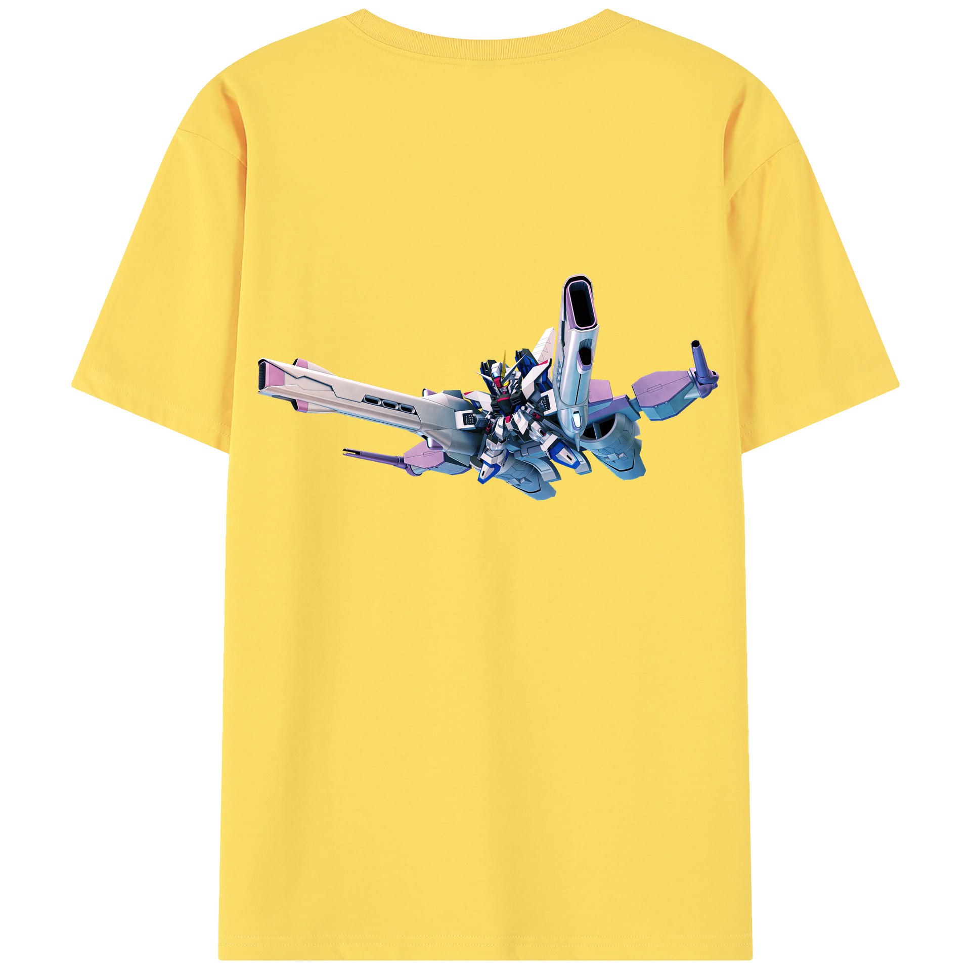 （画像用） 機動戦士ガンダム Mobile Suit Gundam 綿100％半袖Tシャツ（背面プリント）