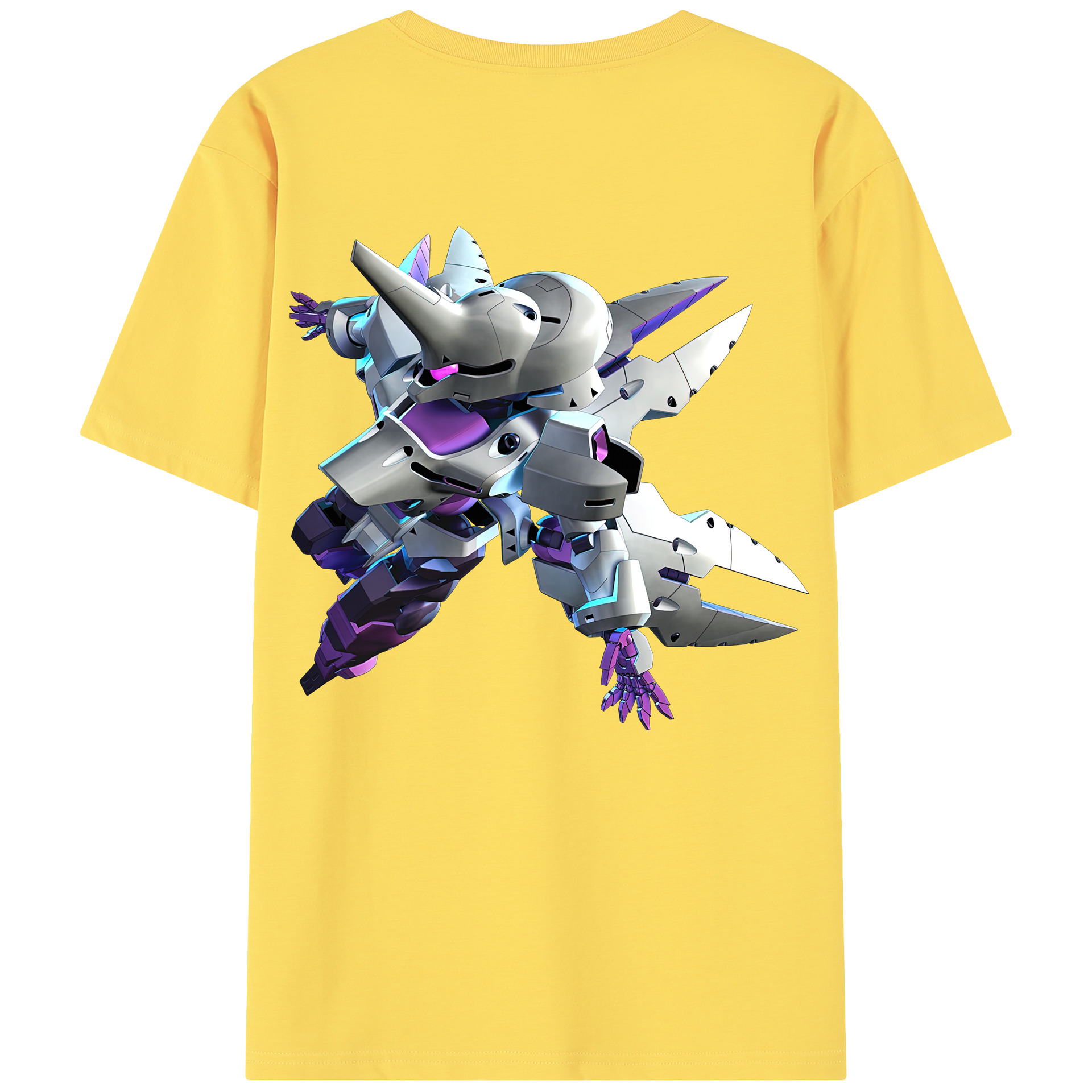 （画像用） 機動戦士ガンダム Mobile Suit Gundam 綿100％半袖Tシャツ（背面プリント）