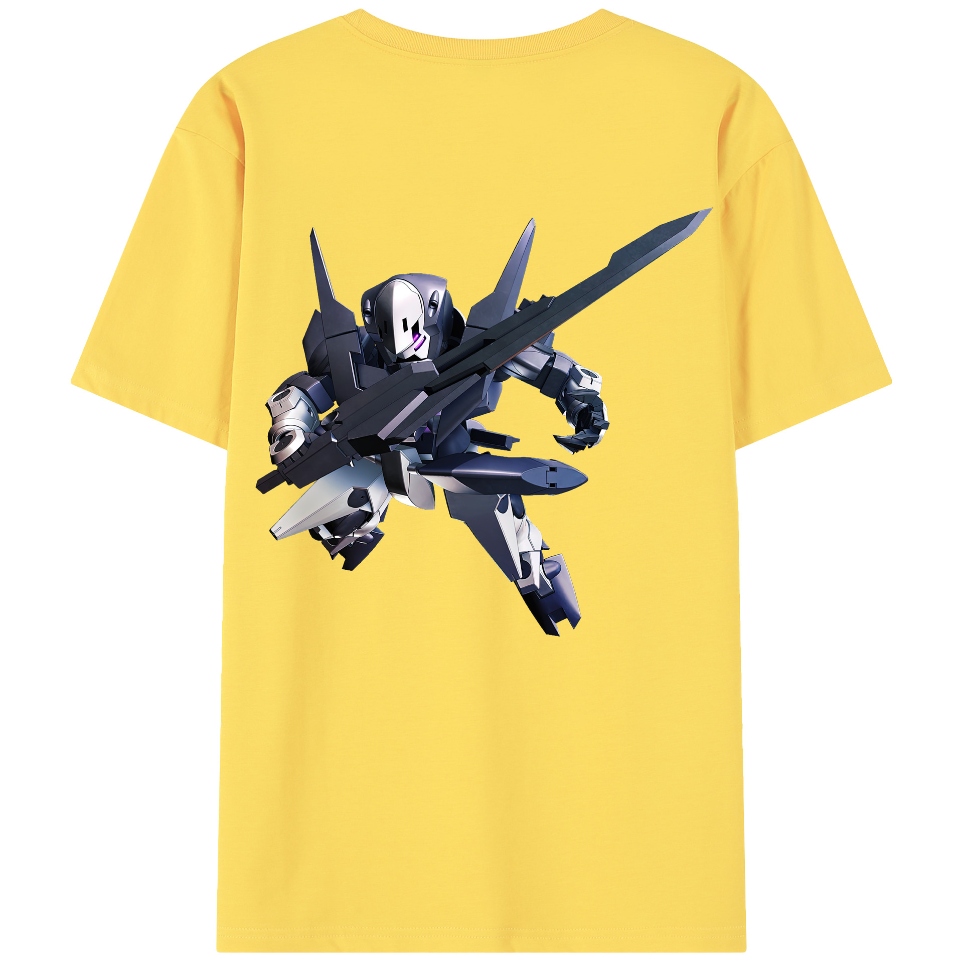 （画像用） 機動戦士ガンダム Mobile Suit Gundam 綿100％半袖Tシャツ（背面プリント）