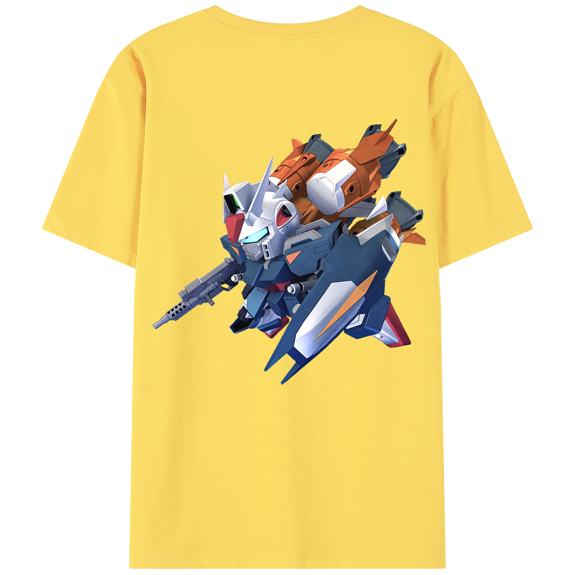 （画像用） 機動戦士ガンダム Mobile Suit Gundam 綿100％半袖Tシャツ（背面プリント）