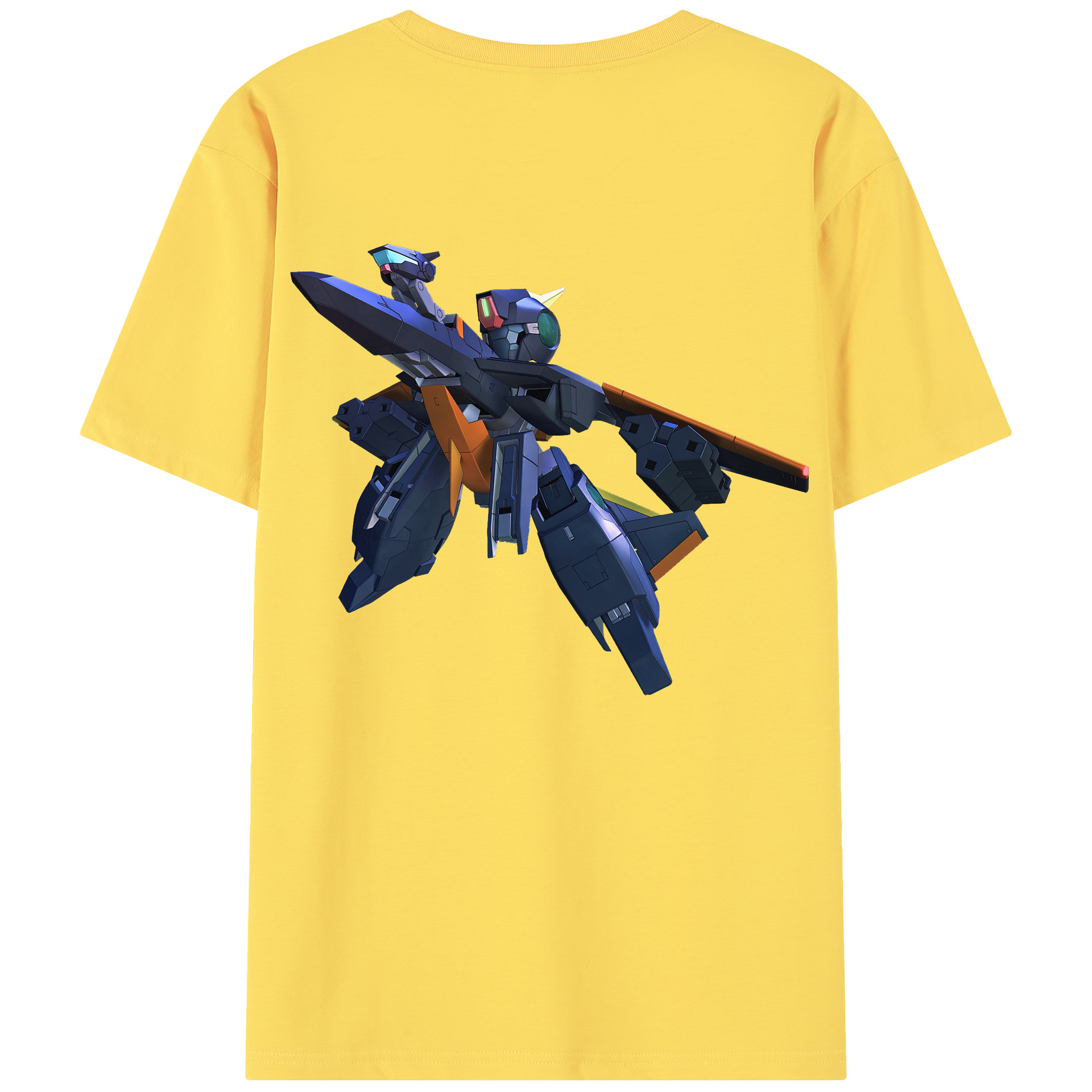 （画像用） 機動戦士ガンダム Mobile Suit Gundam 綿100％半袖Tシャツ（背面プリント）
