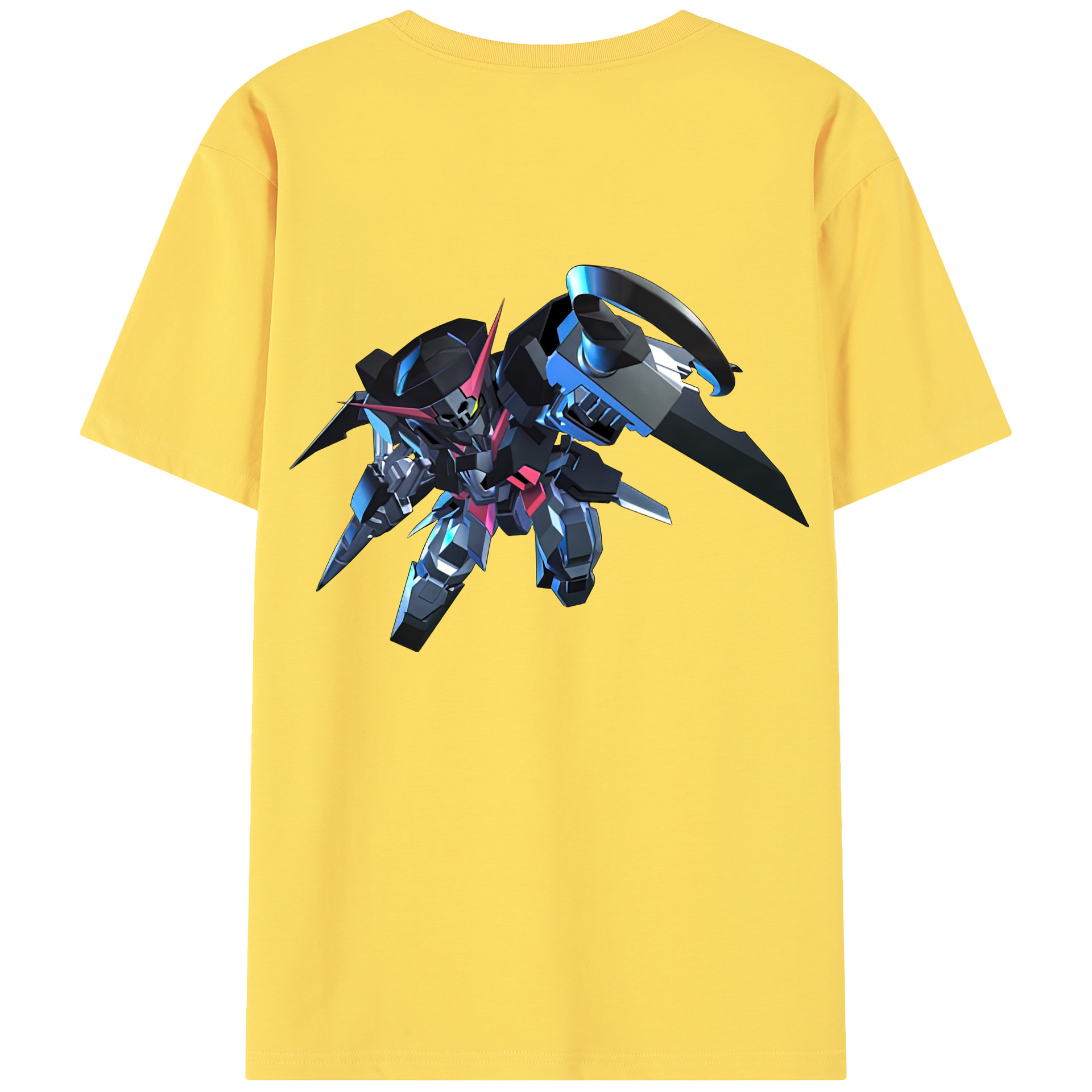 （画像用） 機動戦士ガンダム Mobile Suit Gundam 綿100％半袖Tシャツ（背面プリント）