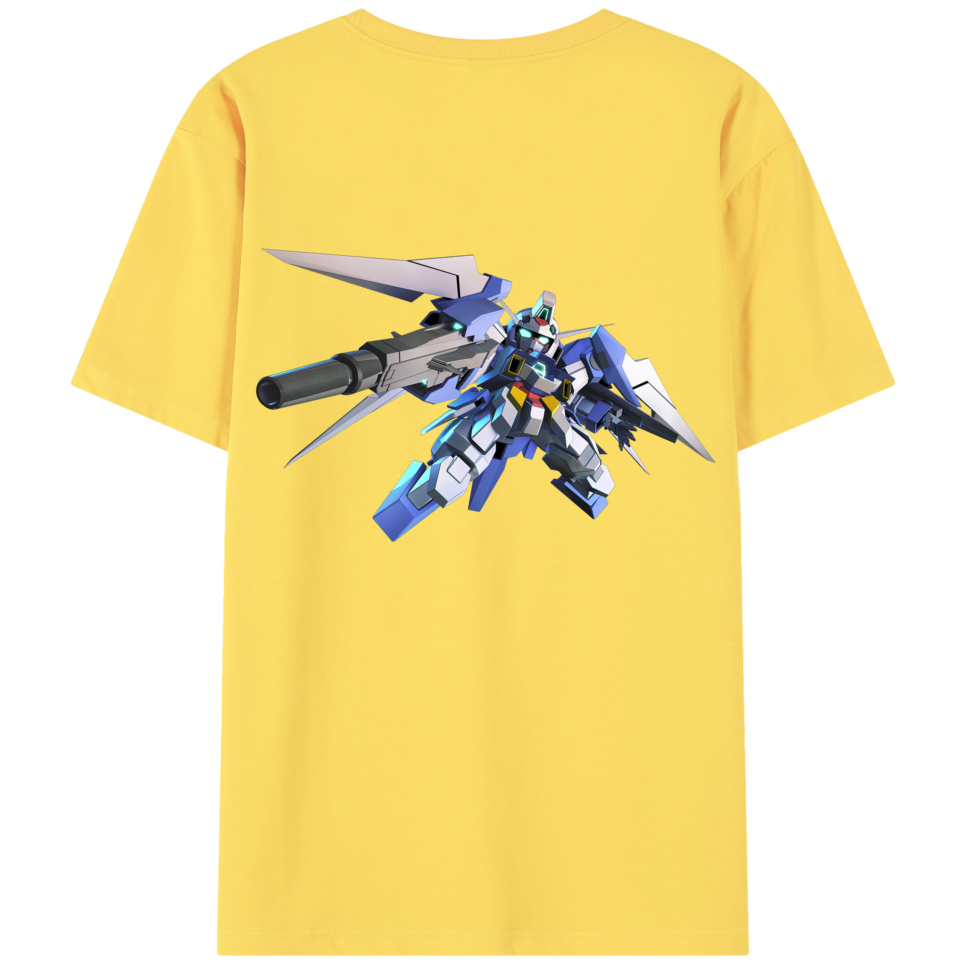 （画像用） 機動戦士ガンダム Mobile Suit Gundam 綿100％半袖Tシャツ（背面プリント）