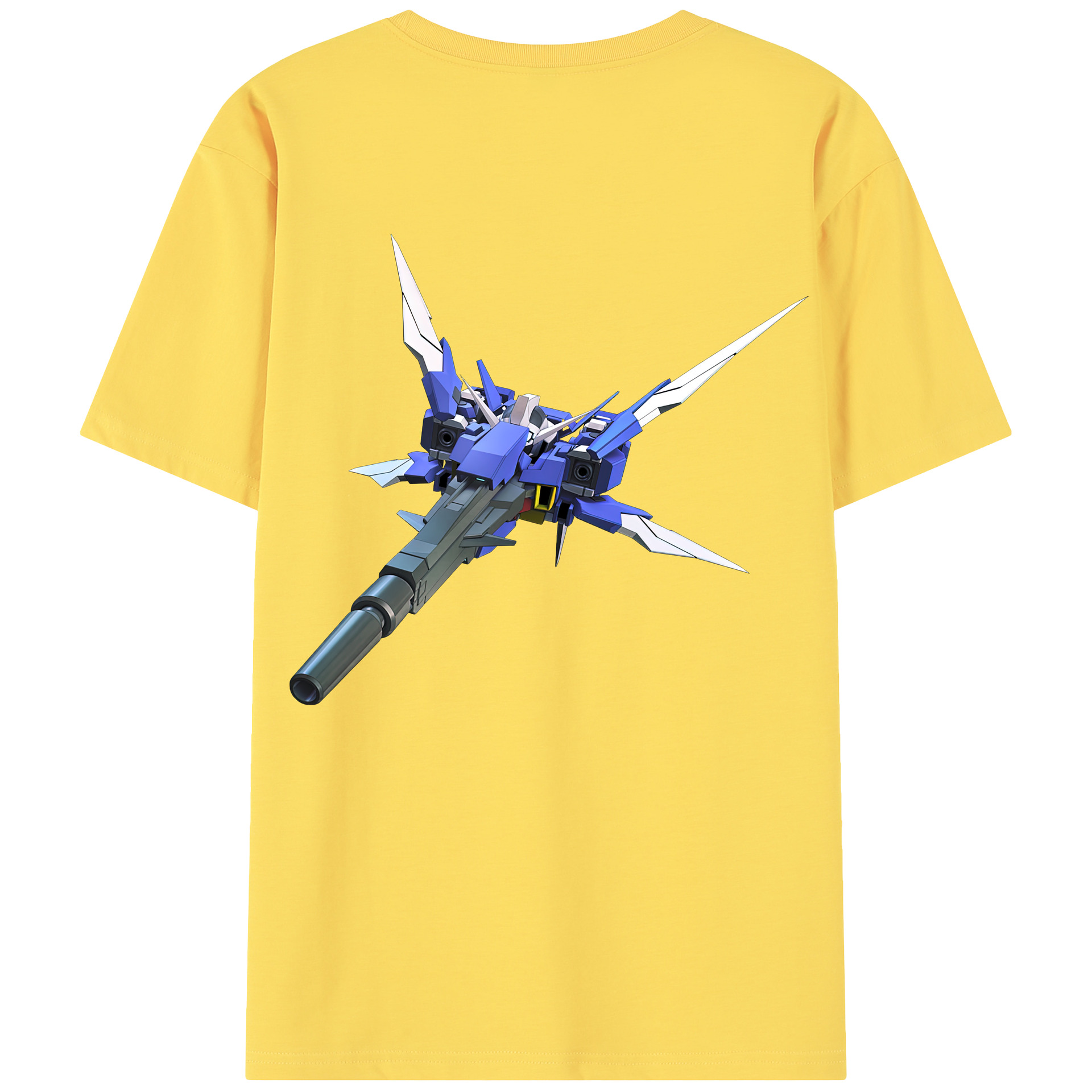 （画像用） 機動戦士ガンダム Mobile Suit Gundam 綿100％半袖Tシャツ（背面プリント）
