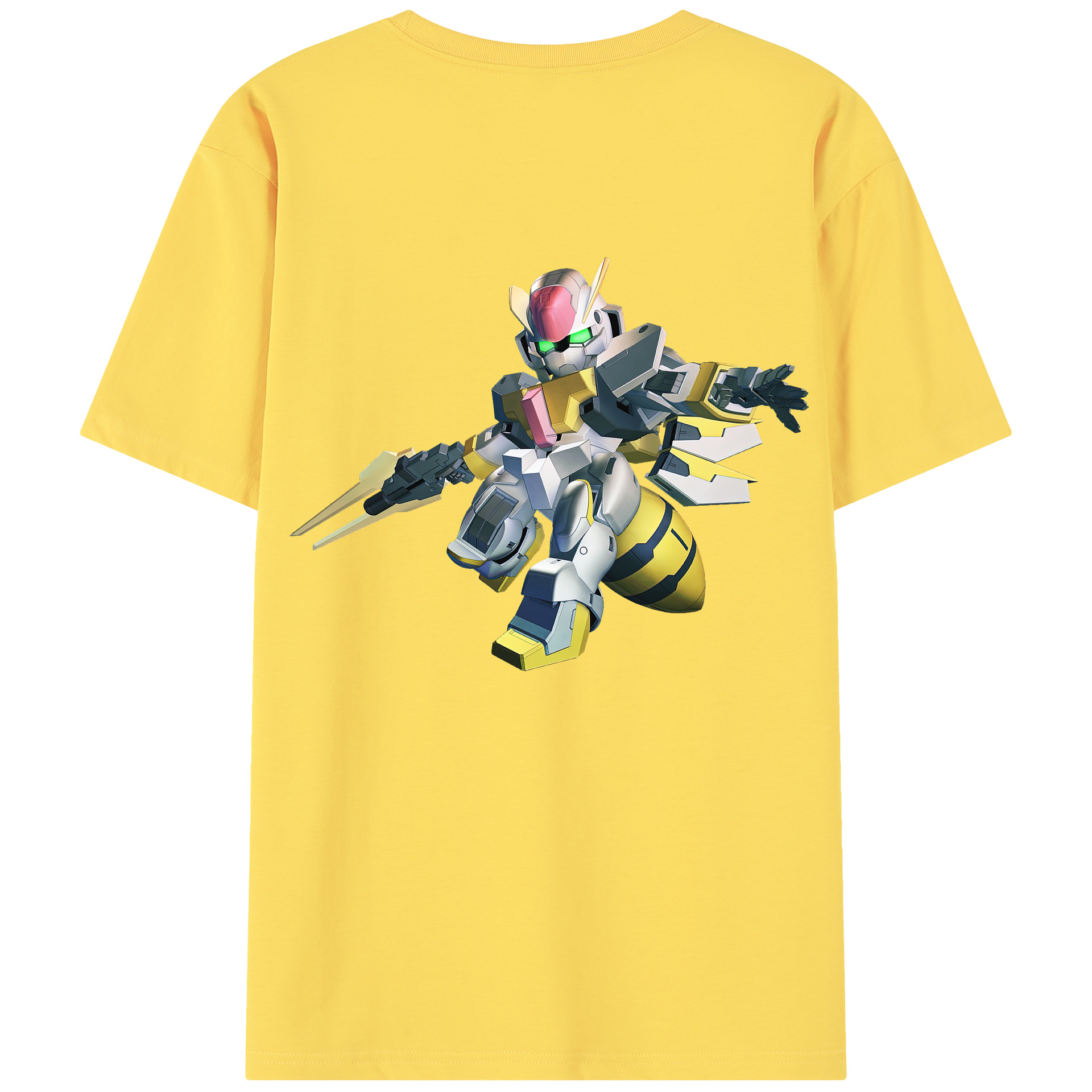 （画像用） 機動戦士ガンダム Mobile Suit Gundam 綿100％半袖Tシャツ（背面プリント）