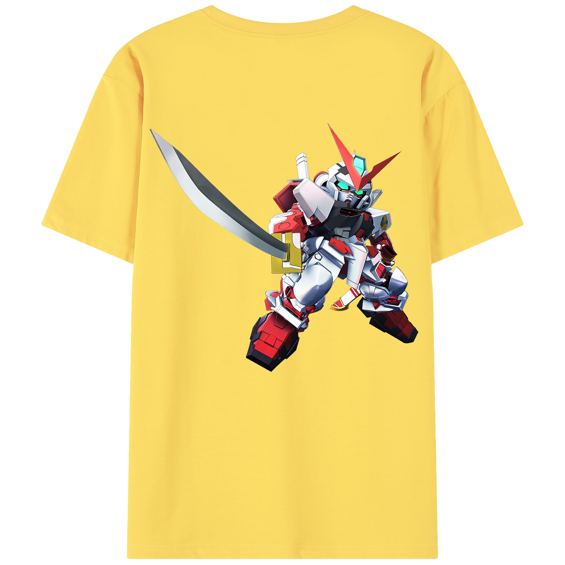 （画像用） 機動戦士ガンダム Mobile Suit Gundam 綿100％半袖Tシャツ（背面プリント）