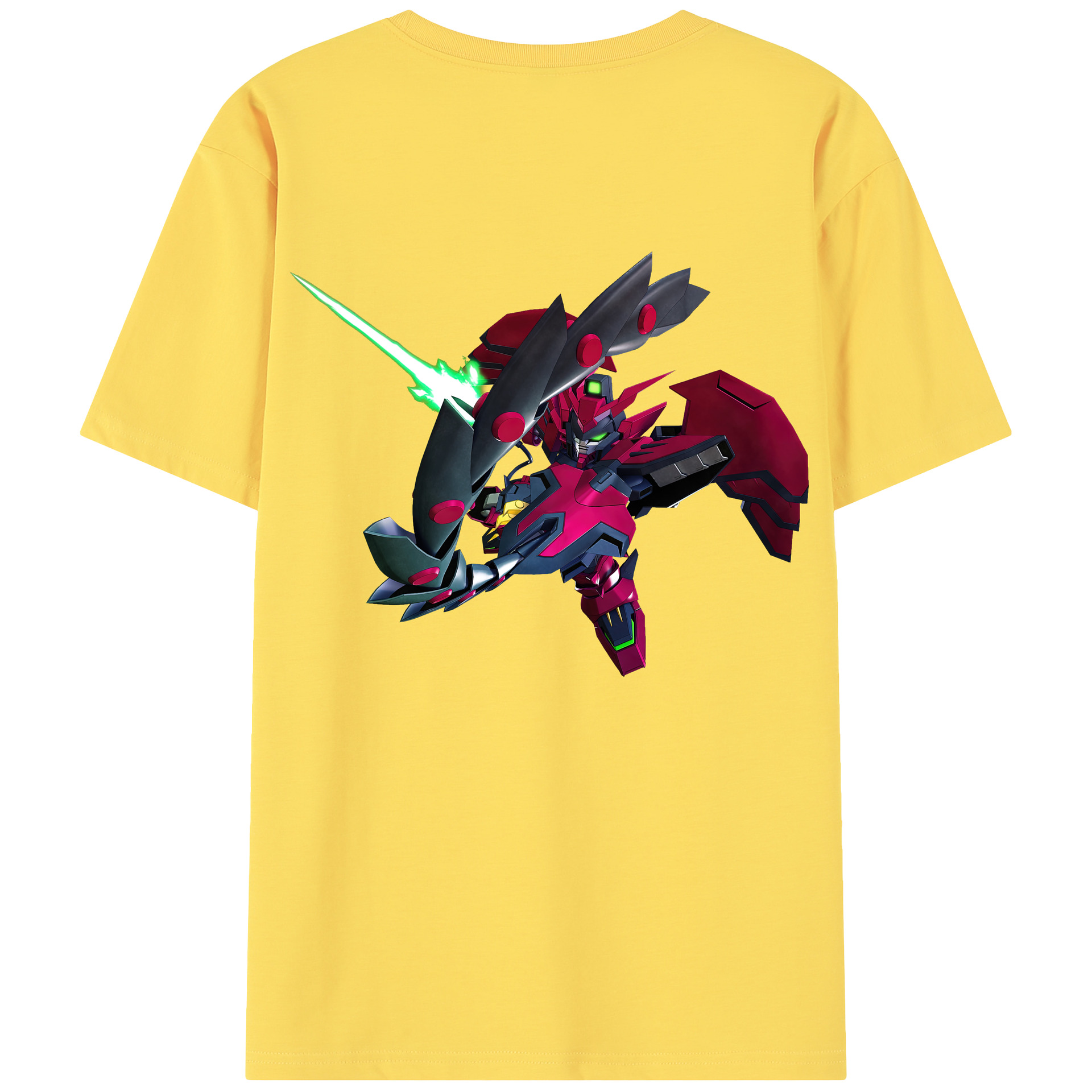 （画像用） 機動戦士ガンダム Mobile Suit Gundam 綿100％半袖Tシャツ（背面プリント）