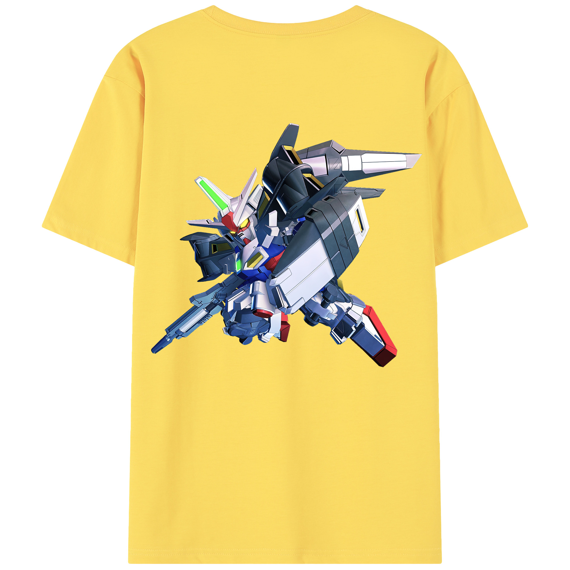 （画像用） 機動戦士ガンダム Mobile Suit Gundam 綿100％半袖Tシャツ（背面プリント）