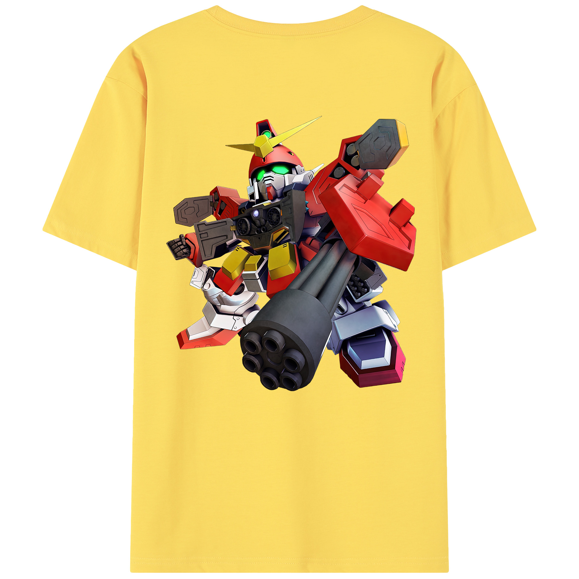 （画像用） 機動戦士ガンダム Mobile Suit Gundam 綿100％半袖Tシャツ（背面プリント）