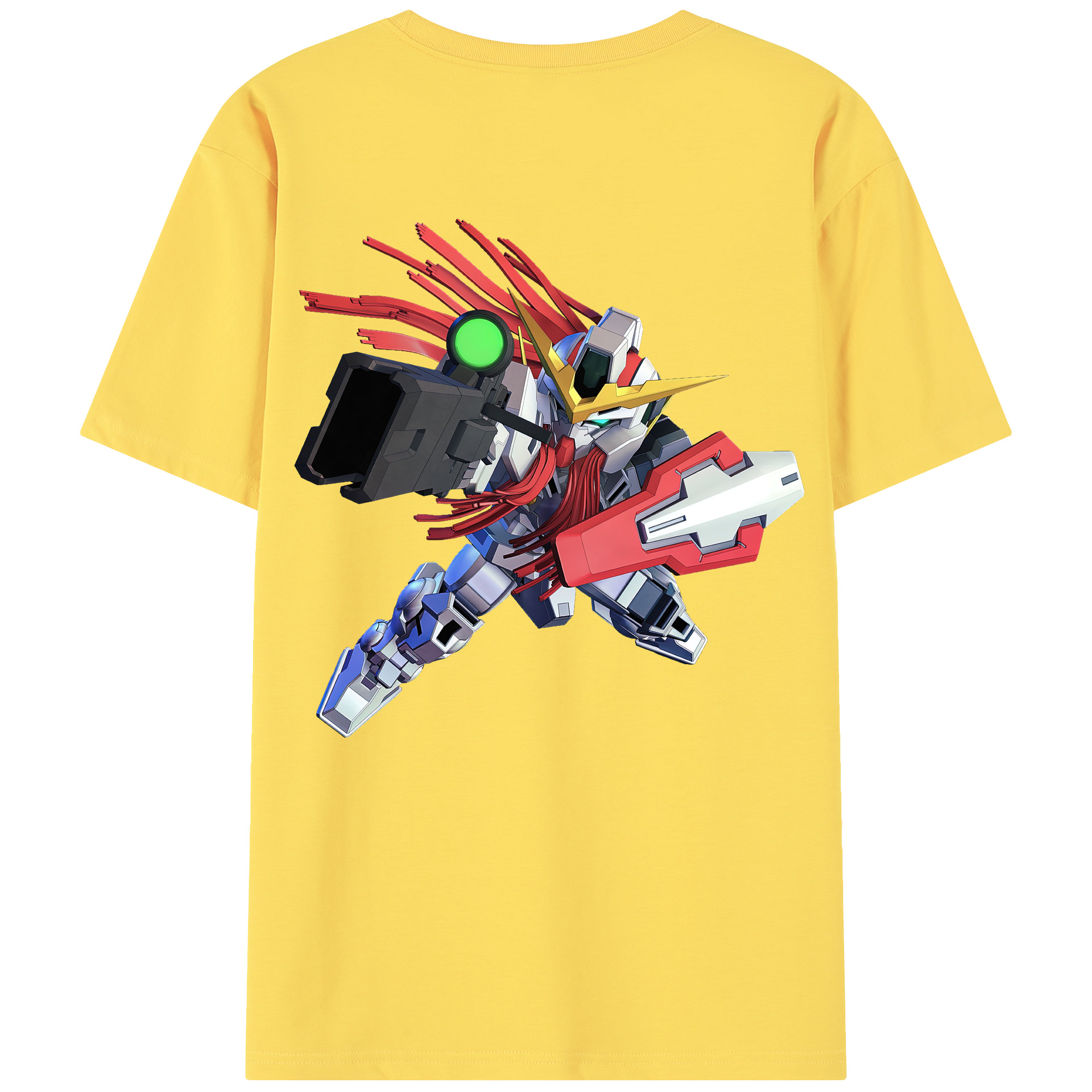 （画像用） 機動戦士ガンダム Mobile Suit Gundam 綿100％半袖Tシャツ（背面プリント）