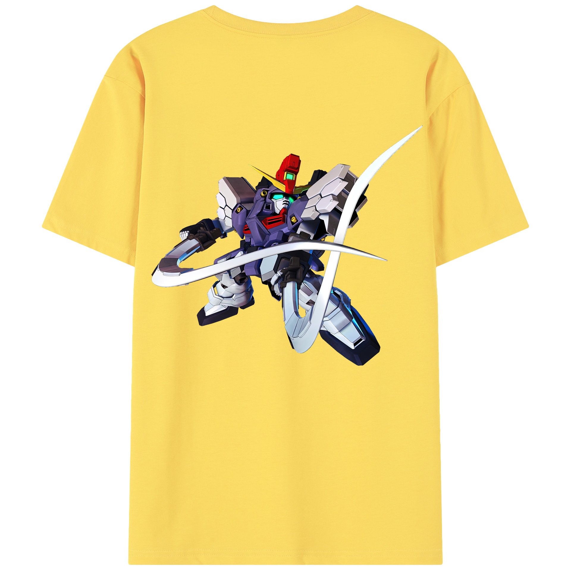 （画像用） 機動戦士ガンダム Mobile Suit Gundam 綿100％半袖Tシャツ（背面プリント）
