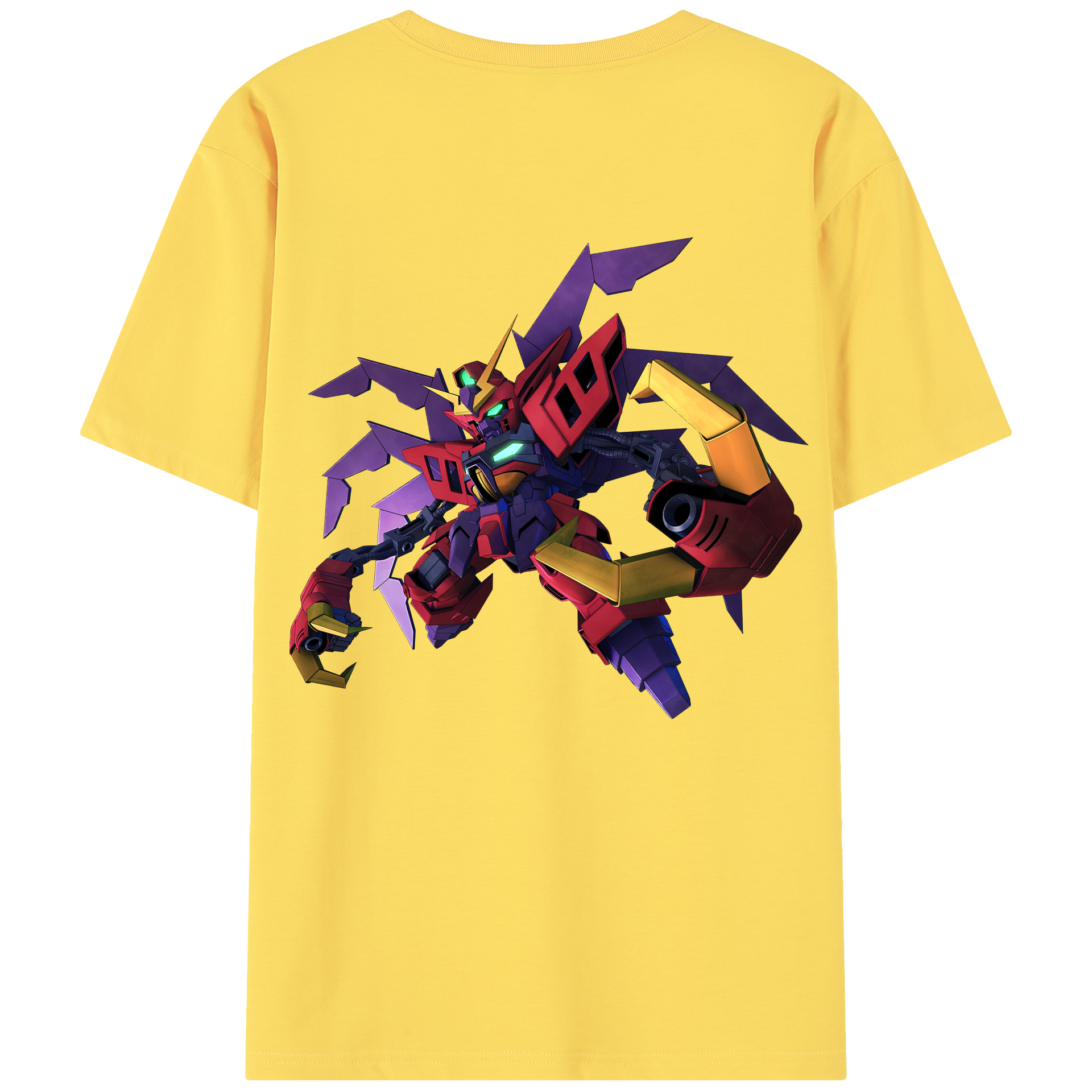 （画像用） 機動戦士ガンダム Mobile Suit Gundam 綿100％半袖Tシャツ（背面プリント）