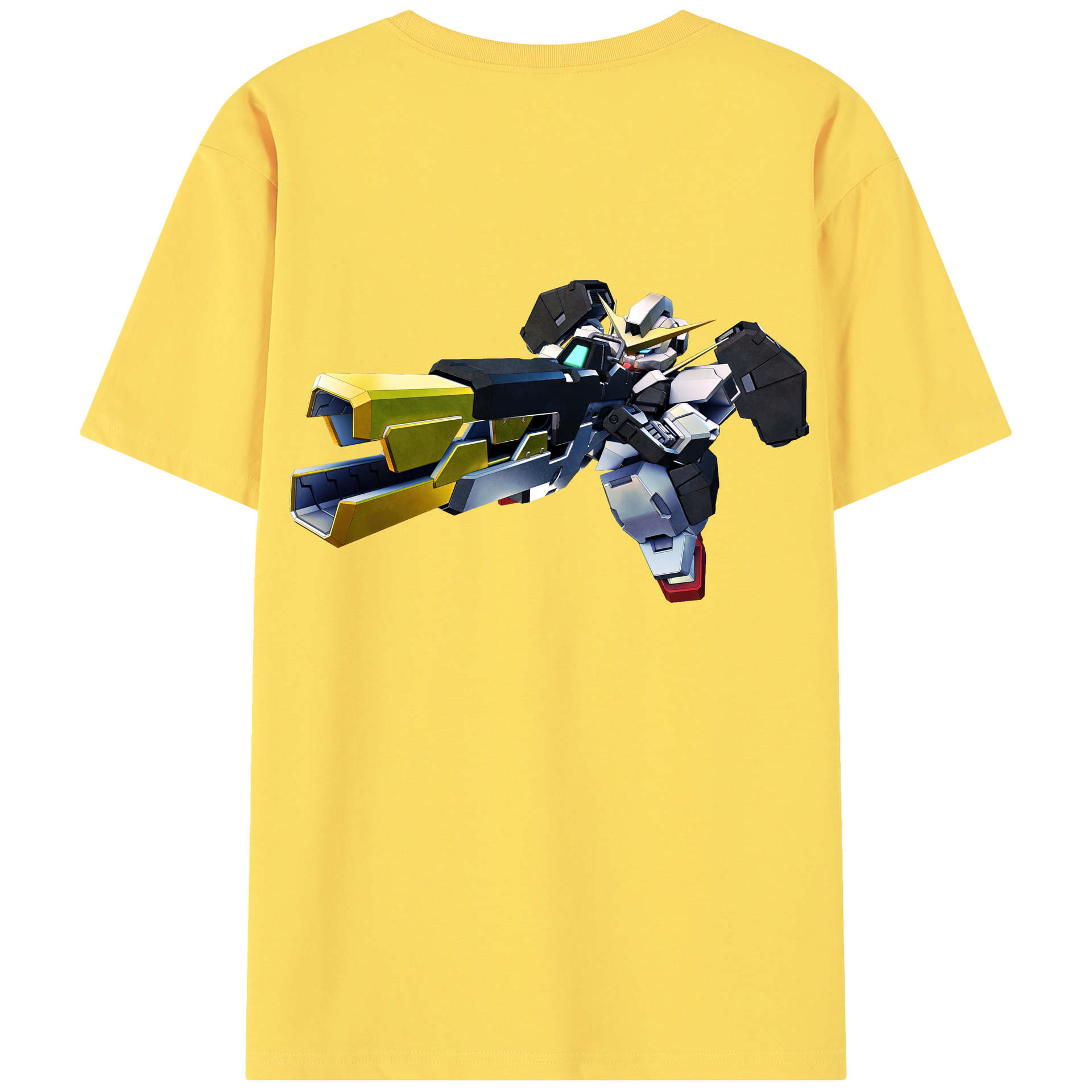 （画像用） 機動戦士ガンダム Mobile Suit Gundam 綿100％半袖Tシャツ（背面プリント）