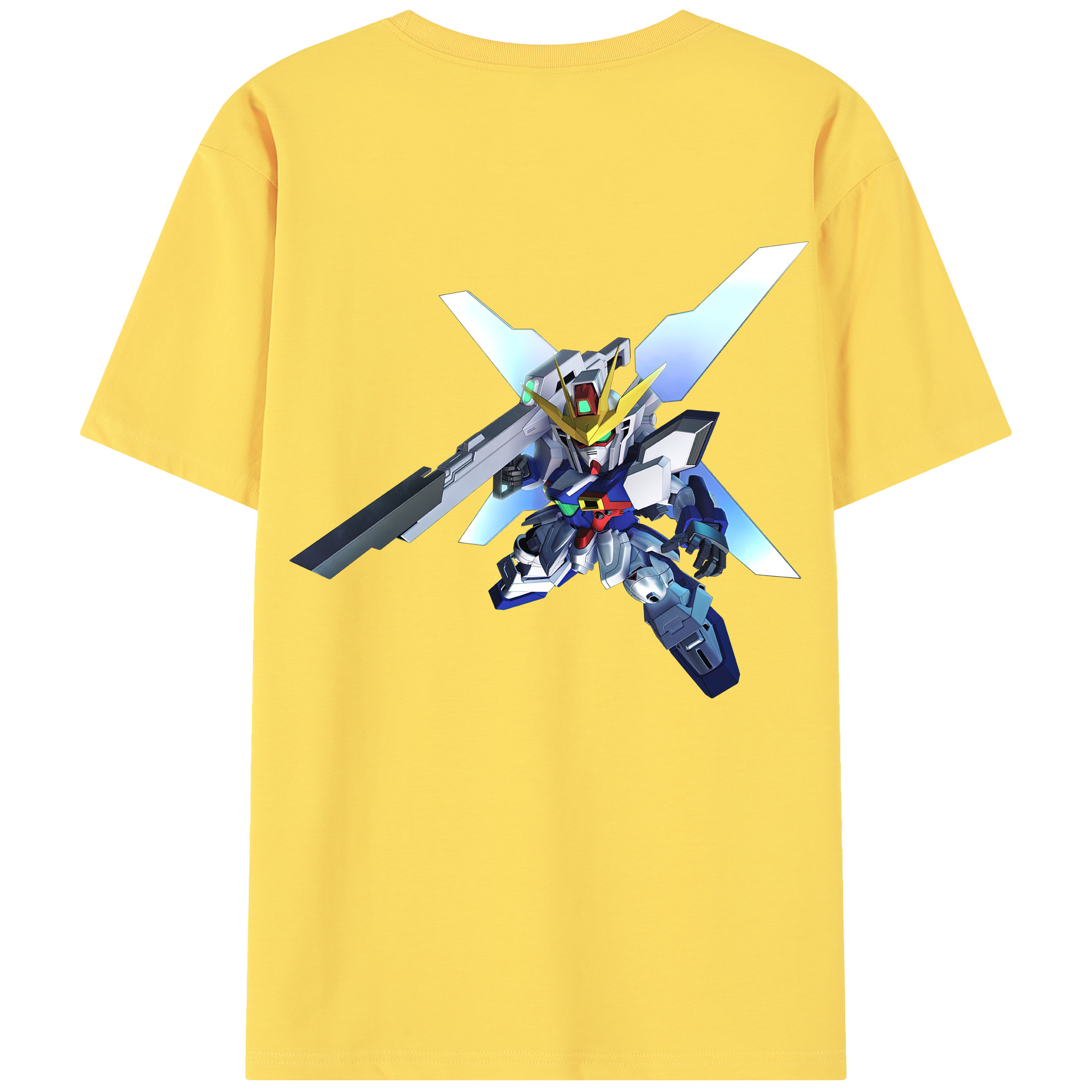 （画像用） 機動戦士ガンダム Mobile Suit Gundam 綿100％半袖Tシャツ（背面プリント）