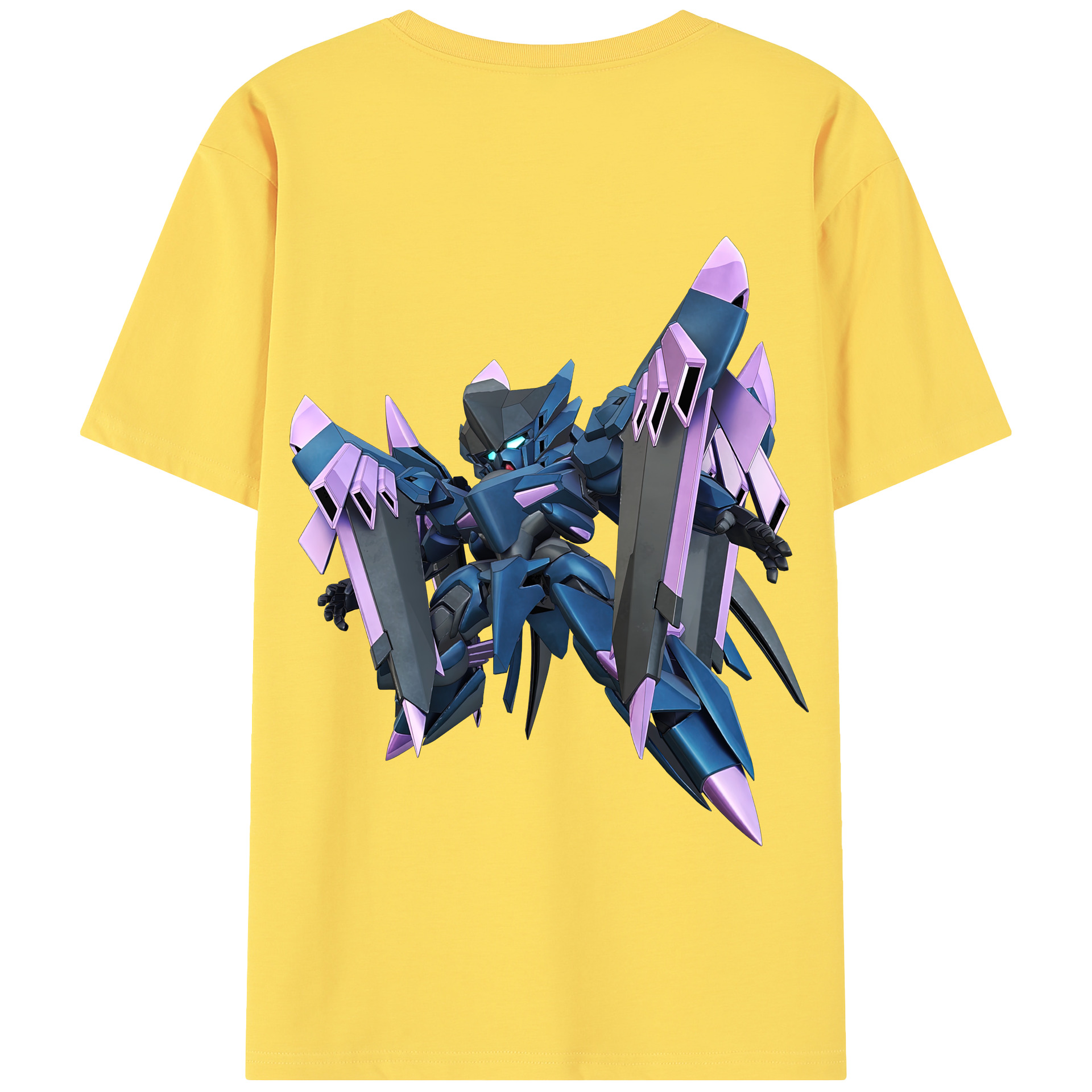 （画像用） 機動戦士ガンダム Mobile Suit Gundam 綿100％半袖Tシャツ（背面プリント）