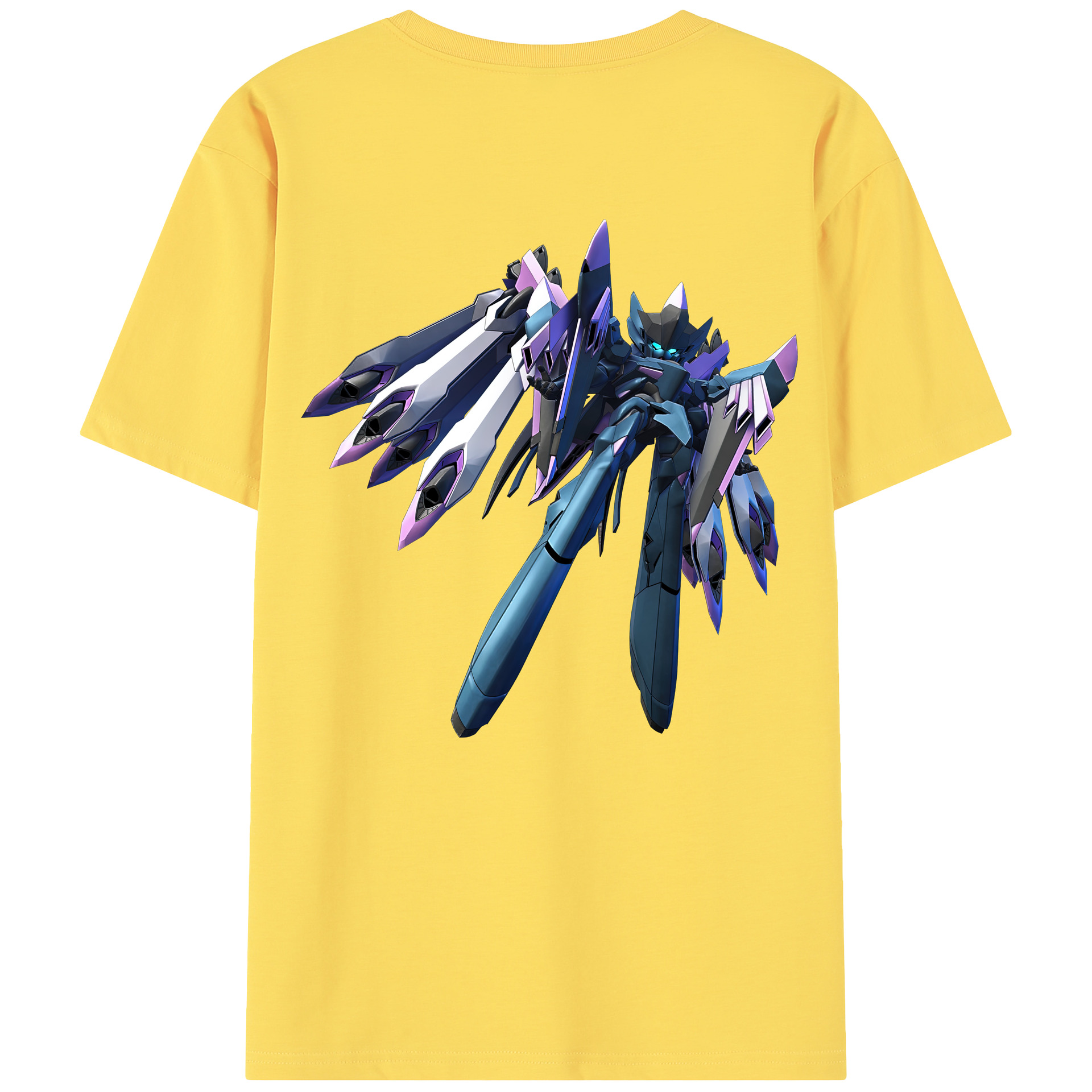 （画像用） 機動戦士ガンダム Mobile Suit Gundam 綿100％半袖Tシャツ（背面プリント）