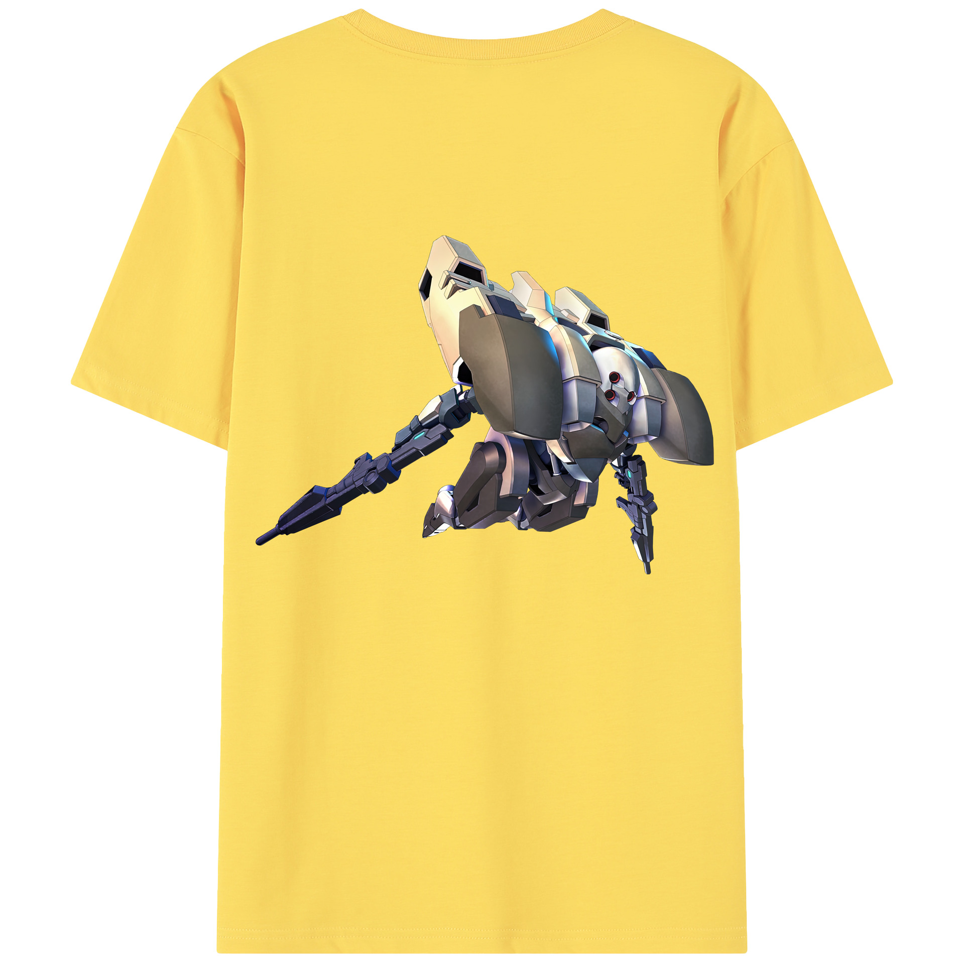 （画像用） 機動戦士ガンダム Mobile Suit Gundam 綿100％半袖Tシャツ（背面プリント）