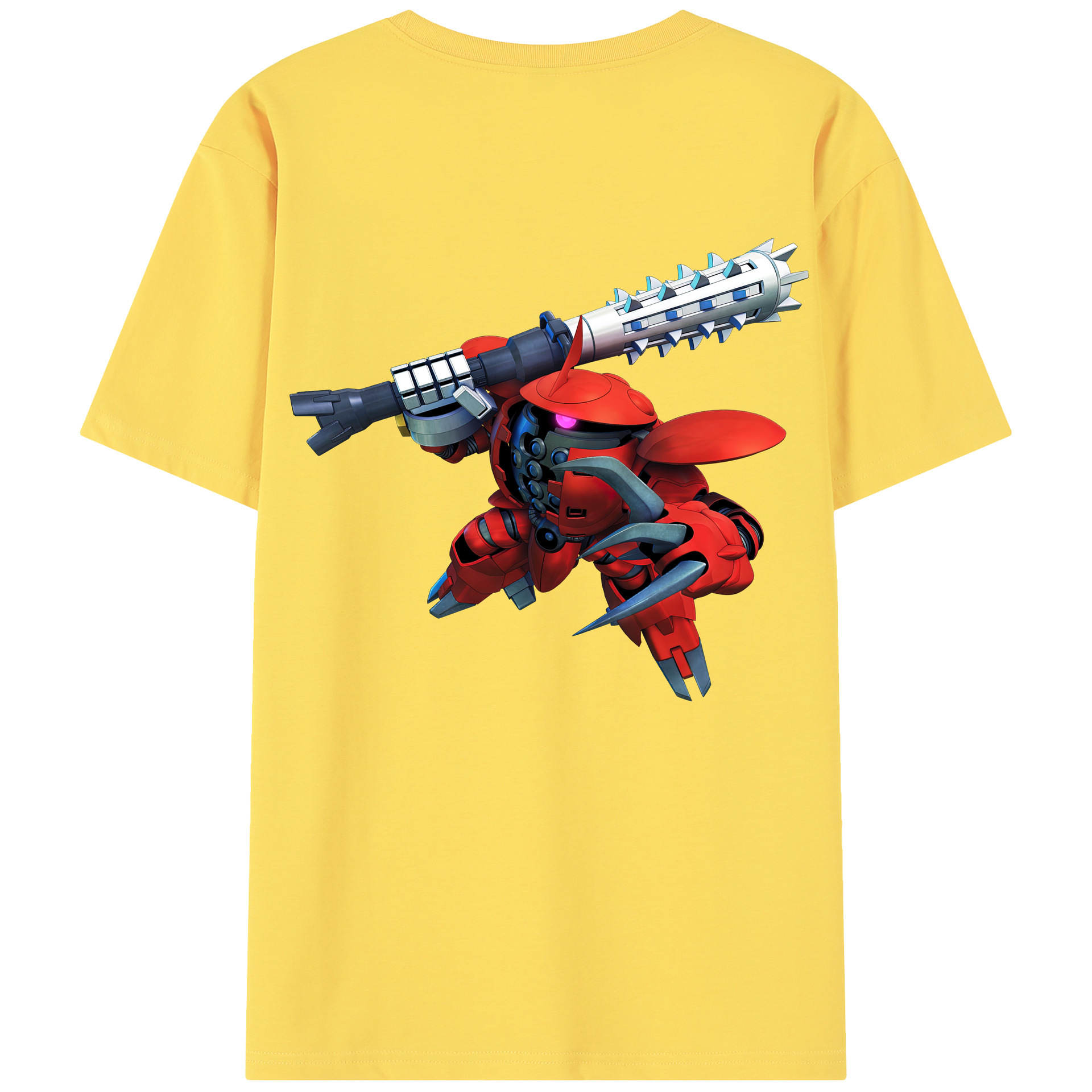 （画像用） 機動戦士ガンダム Mobile Suit Gundam 綿100％半袖Tシャツ（背面プリント）