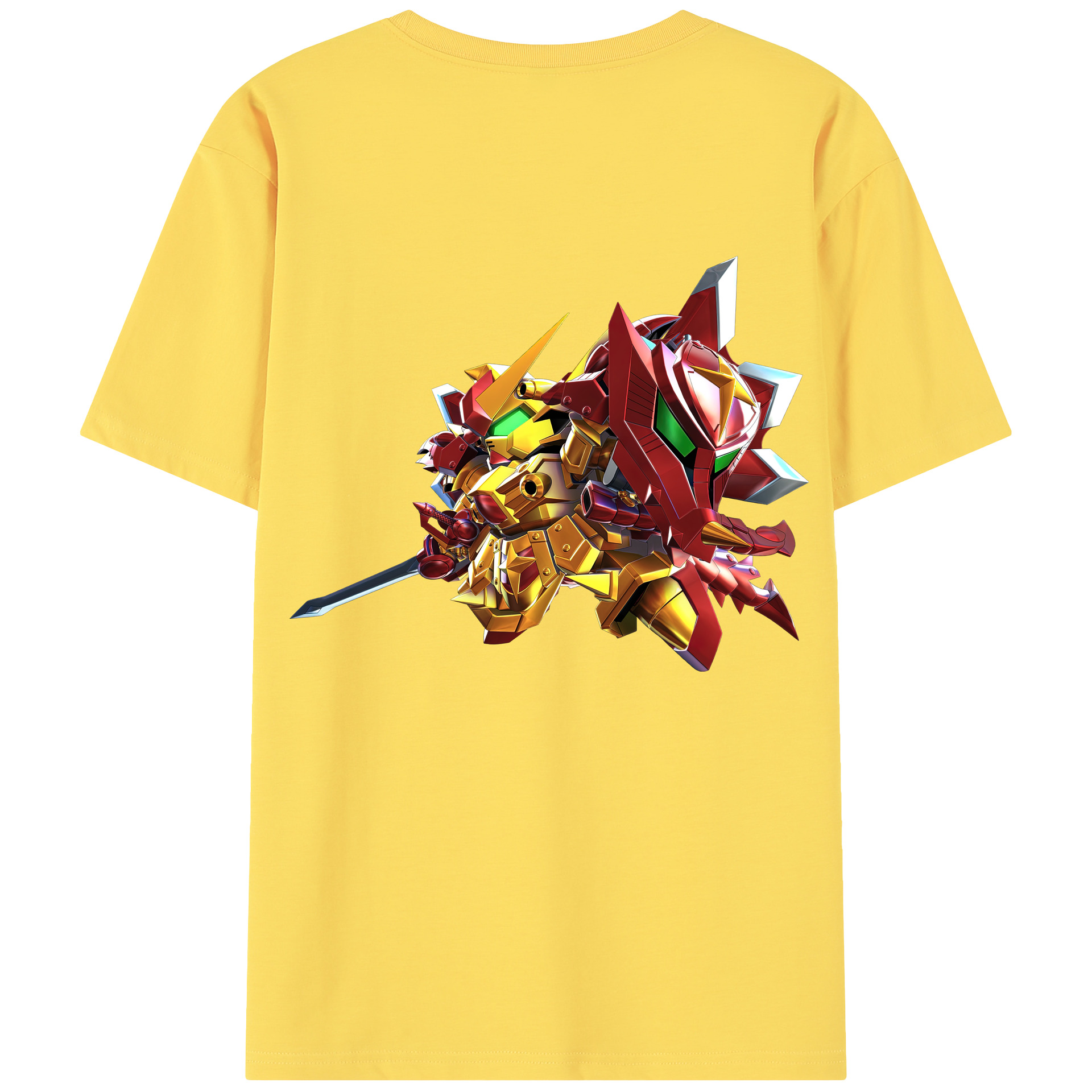 （画像用） 機動戦士ガンダム Mobile Suit Gundam 綿100％半袖Tシャツ（背面プリント）