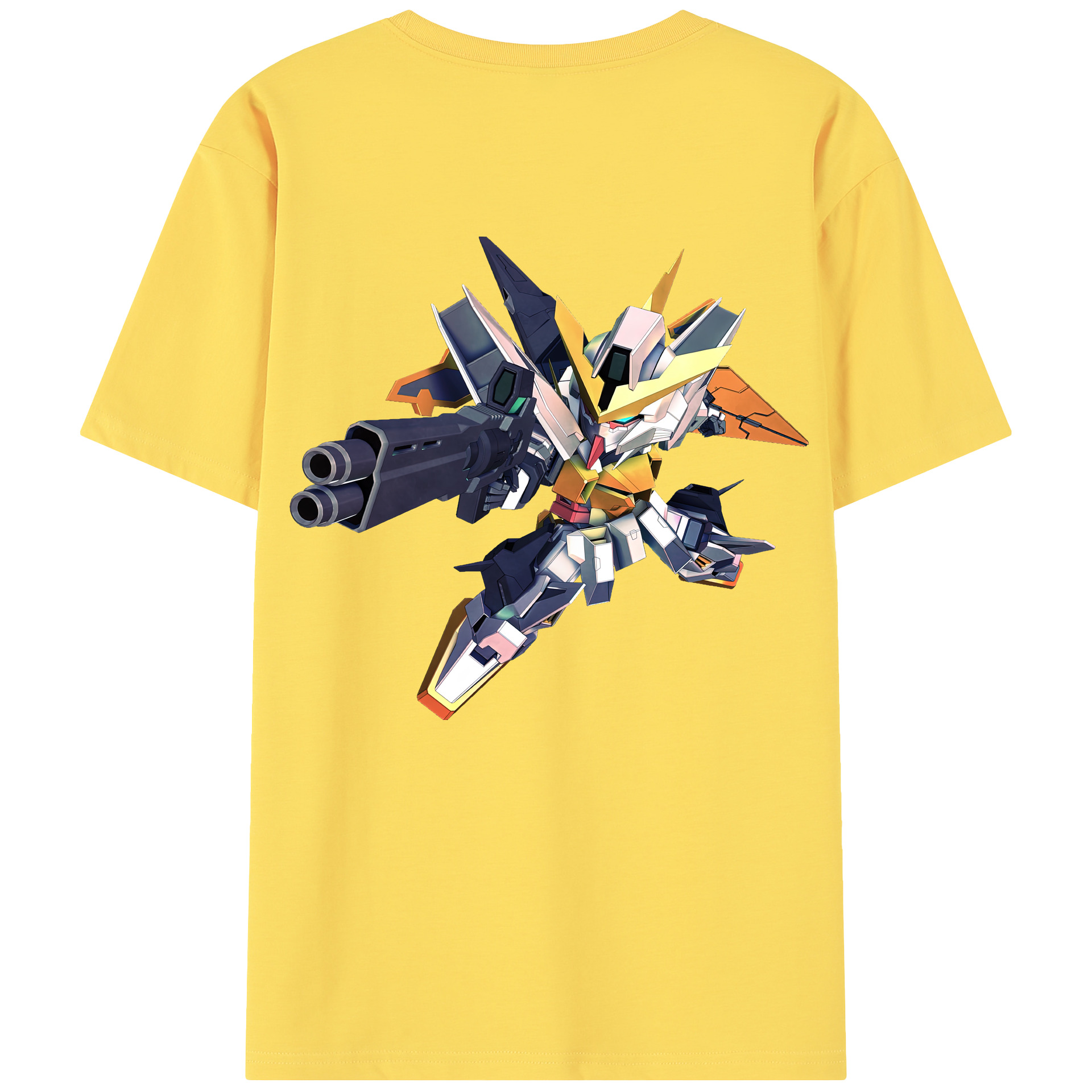 （画像用） 機動戦士ガンダム Mobile Suit Gundam 綿100％半袖Tシャツ（背面プリント）