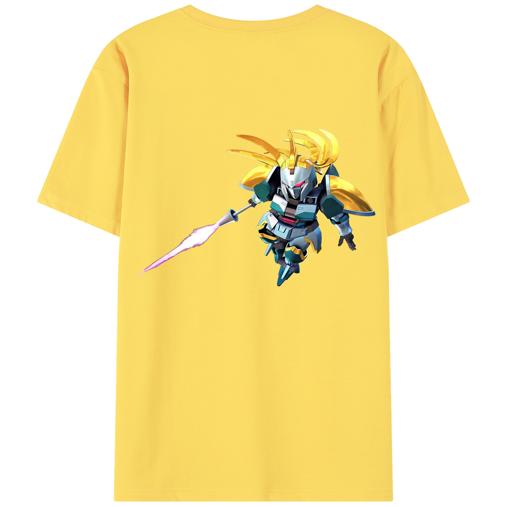 （画像用） 機動戦士ガンダム Mobile Suit Gundam 綿100％半袖Tシャツ（背面プリント）