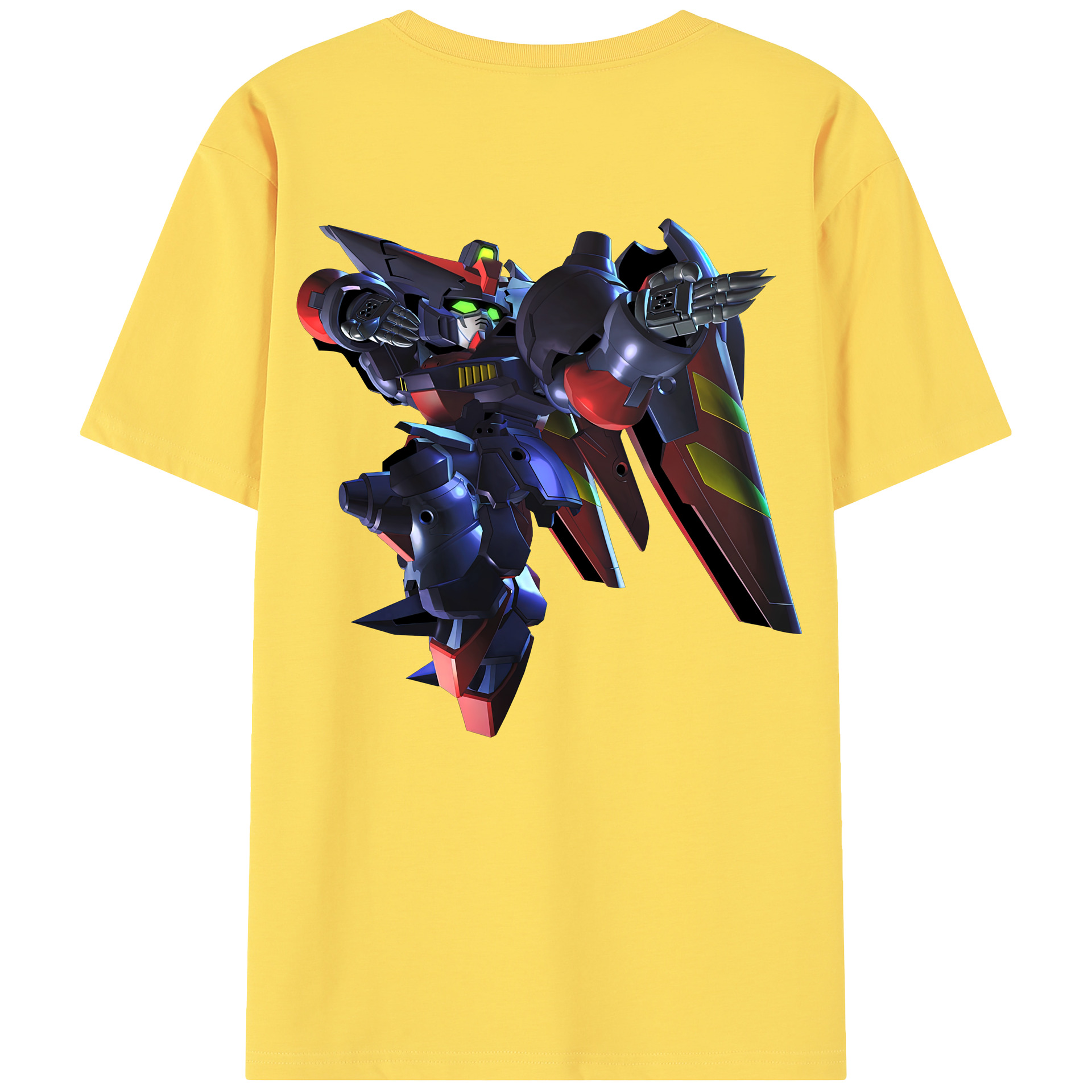 （画像用） 機動戦士ガンダム Mobile Suit Gundam 綿100％半袖Tシャツ（背面プリント）