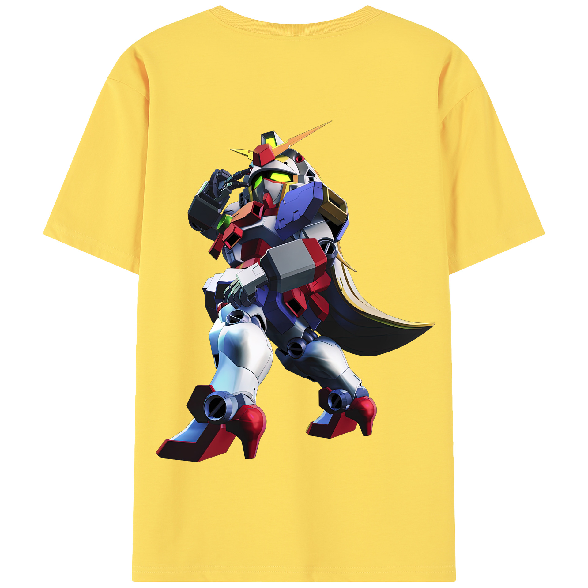 （画像用） 機動戦士ガンダム Mobile Suit Gundam 綿100％半袖Tシャツ（背面プリント）