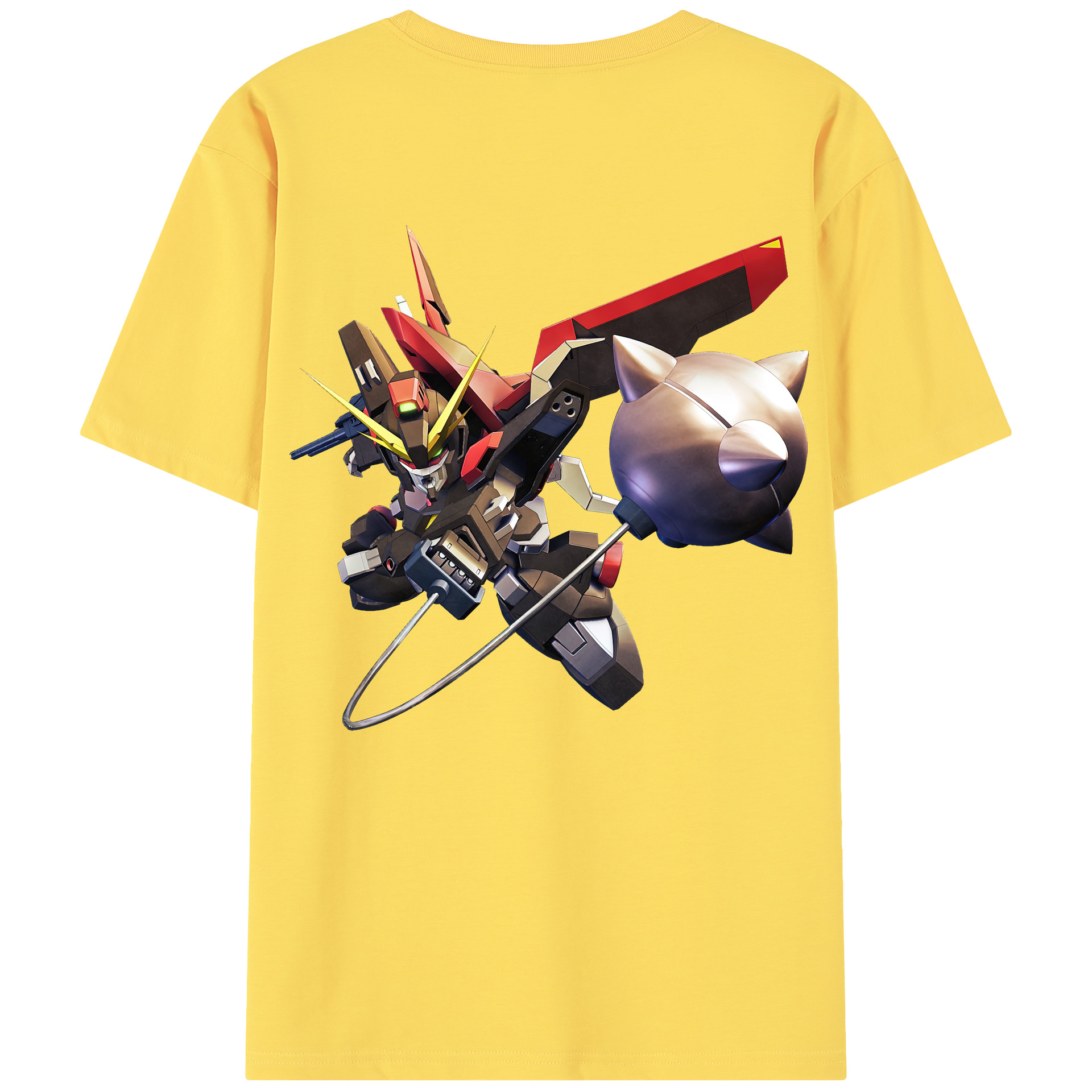 （画像用） 機動戦士ガンダム Mobile Suit Gundam 綿100％半袖Tシャツ（背面プリント）