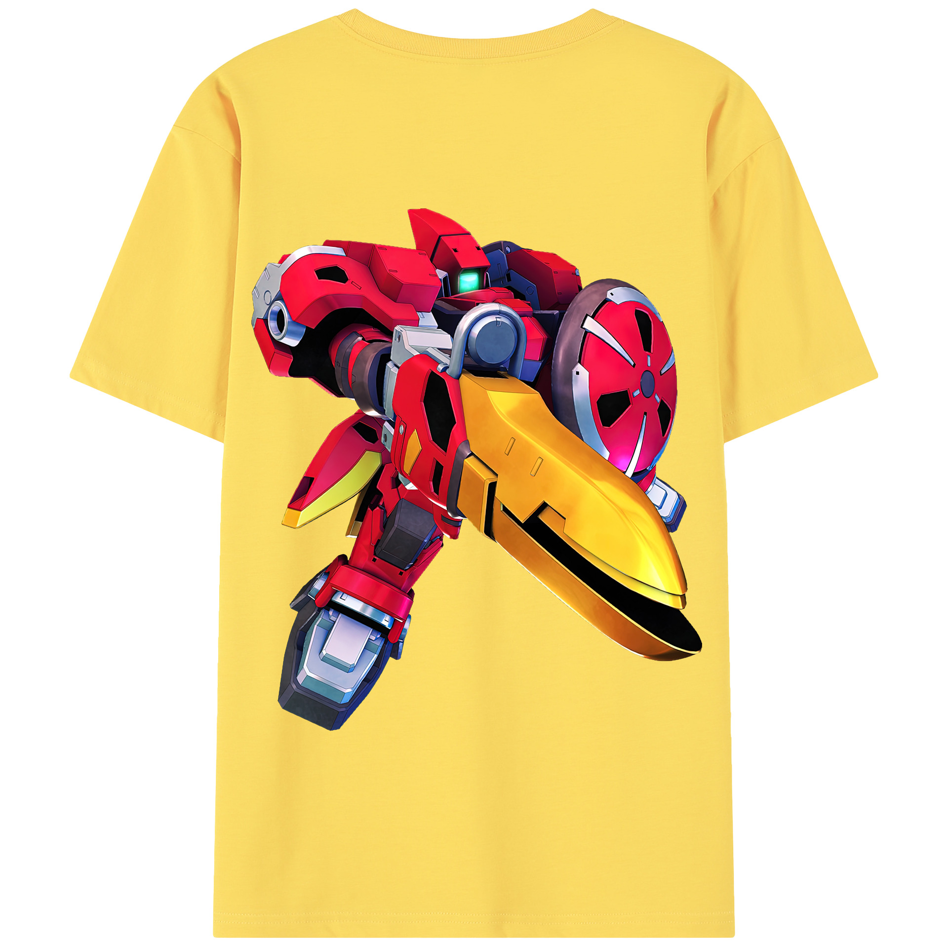 （画像用） 機動戦士ガンダム Mobile Suit Gundam 綿100％半袖Tシャツ（背面プリント）