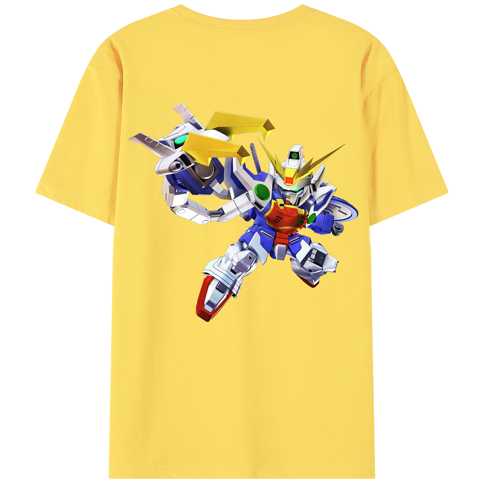 （画像用） 機動戦士ガンダム Mobile Suit Gundam 綿100％半袖Tシャツ（背面プリント）