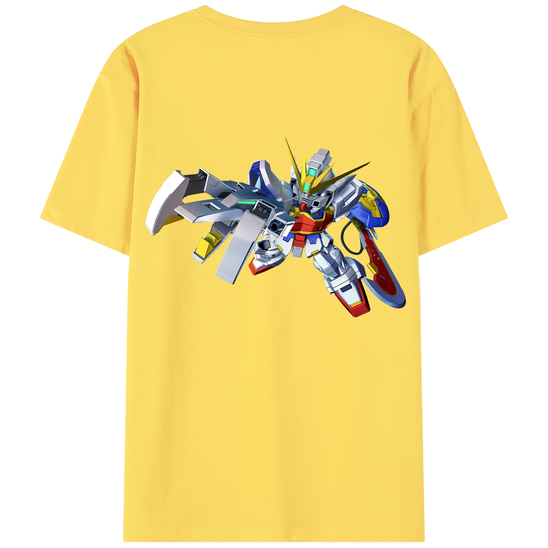 （画像用） 機動戦士ガンダム Mobile Suit Gundam 綿100％半袖Tシャツ（背面プリント）
