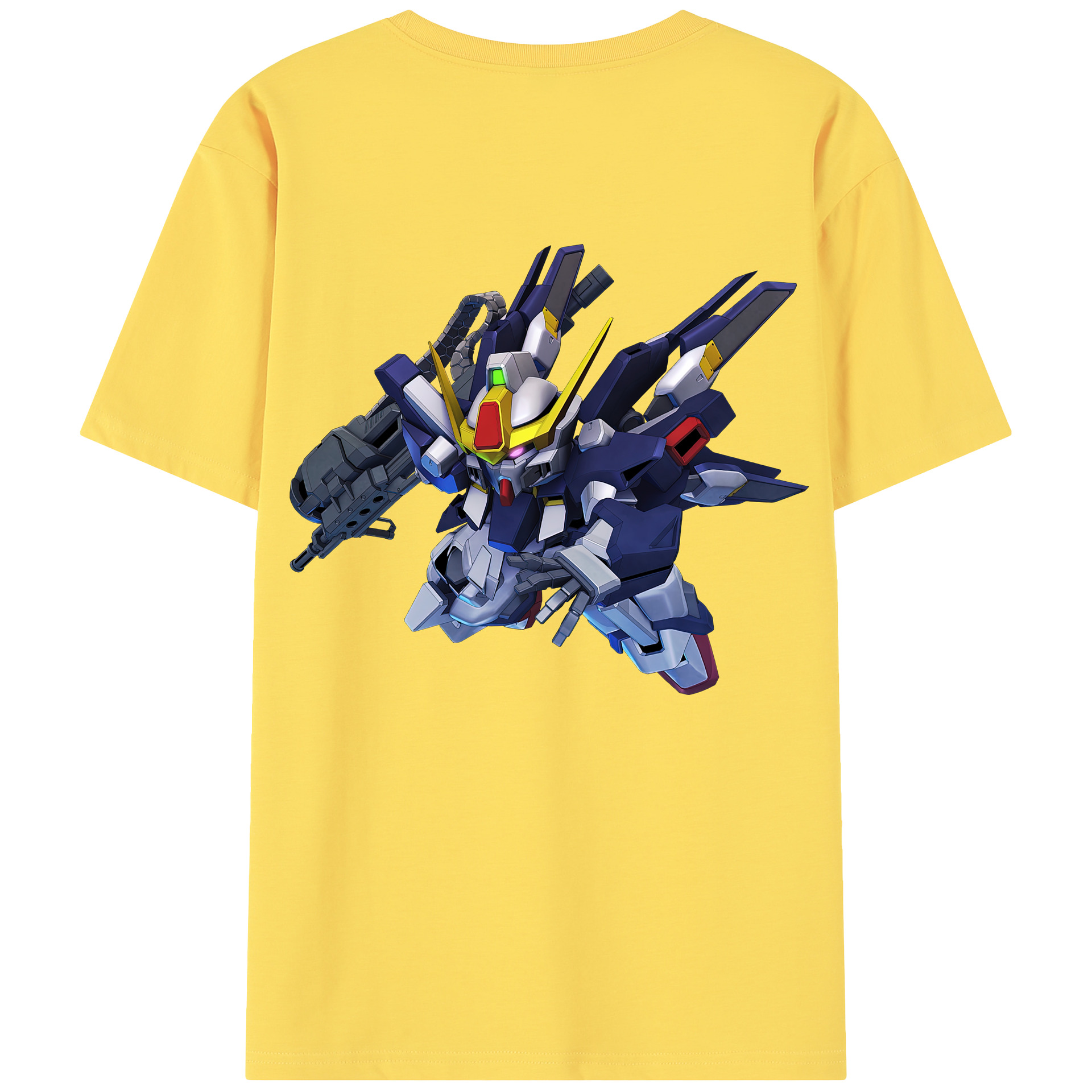 （画像用） 機動戦士ガンダム Mobile Suit Gundam 綿100％半袖Tシャツ（背面プリント）