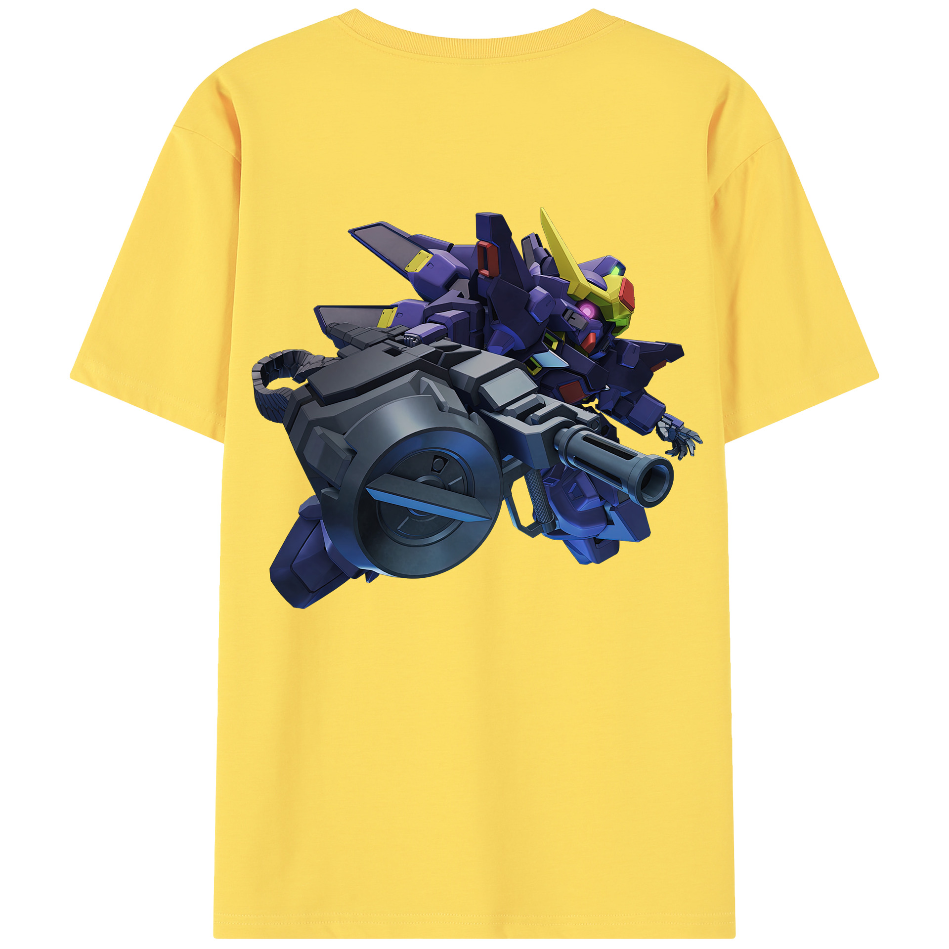 （画像用） 機動戦士ガンダム Mobile Suit Gundam 綿100％半袖Tシャツ（背面プリント）