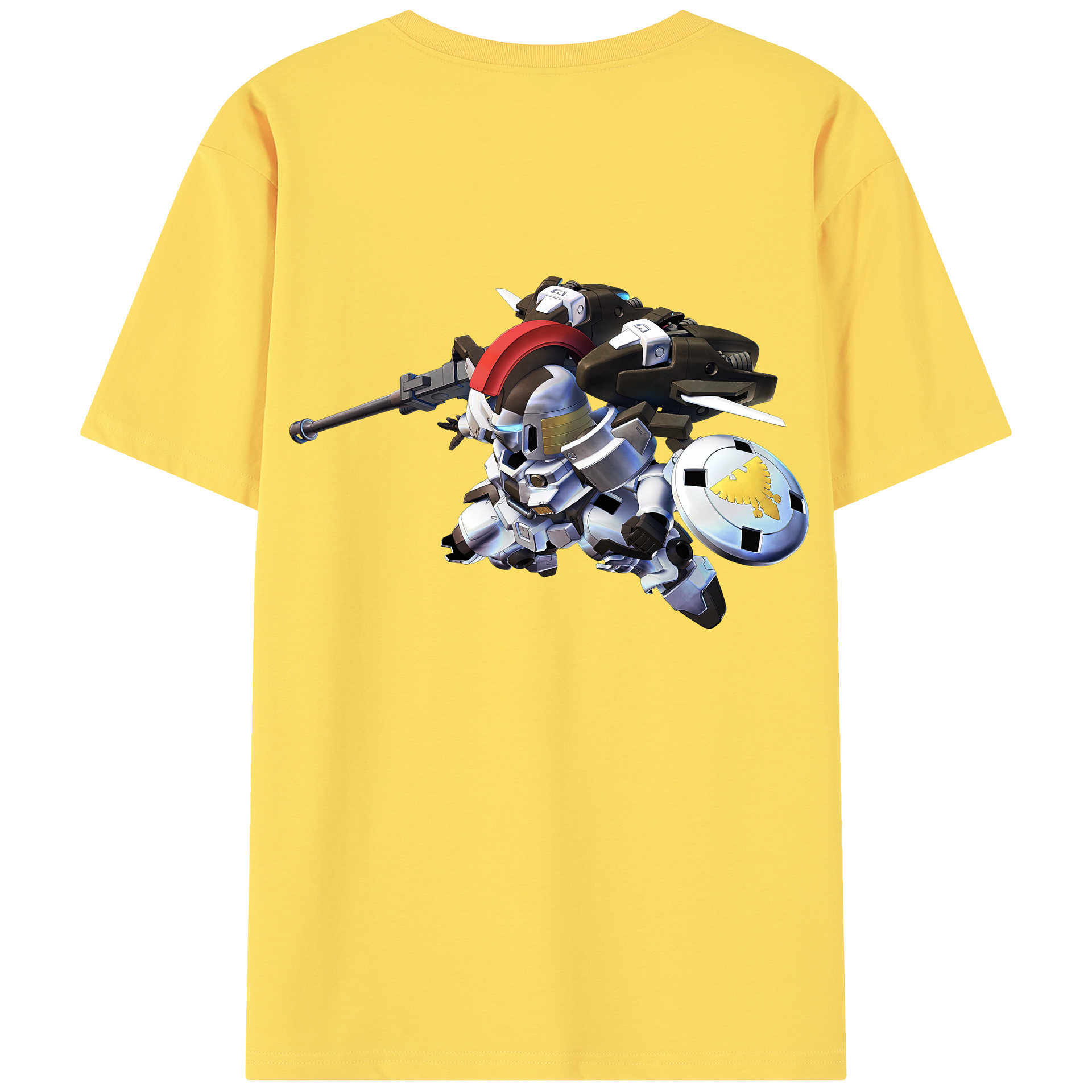 （画像用） 機動戦士ガンダム Mobile Suit Gundam 綿100％半袖Tシャツ（背面プリント）