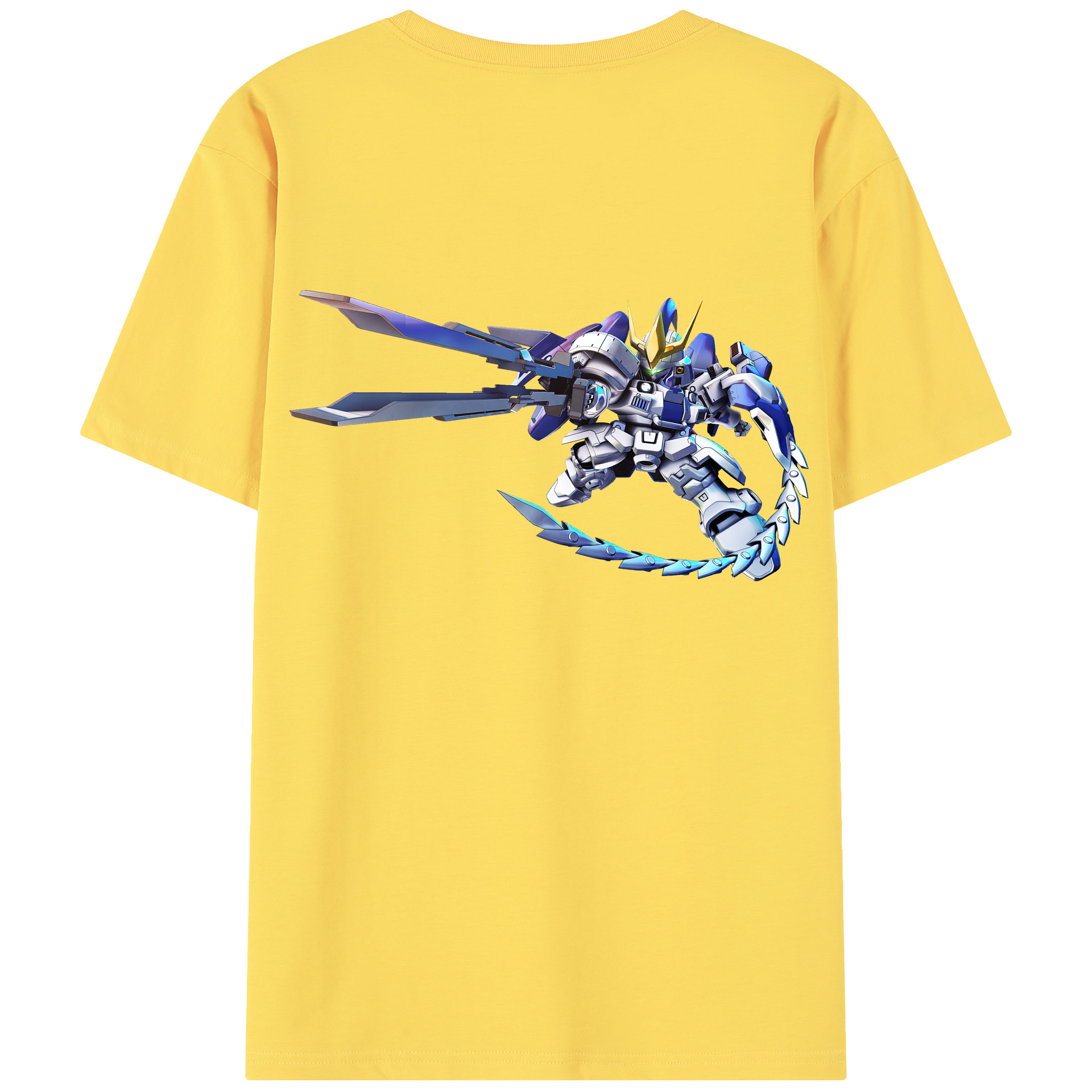 （画像用） 機動戦士ガンダム Mobile Suit Gundam 綿100％半袖Tシャツ（背面プリント）