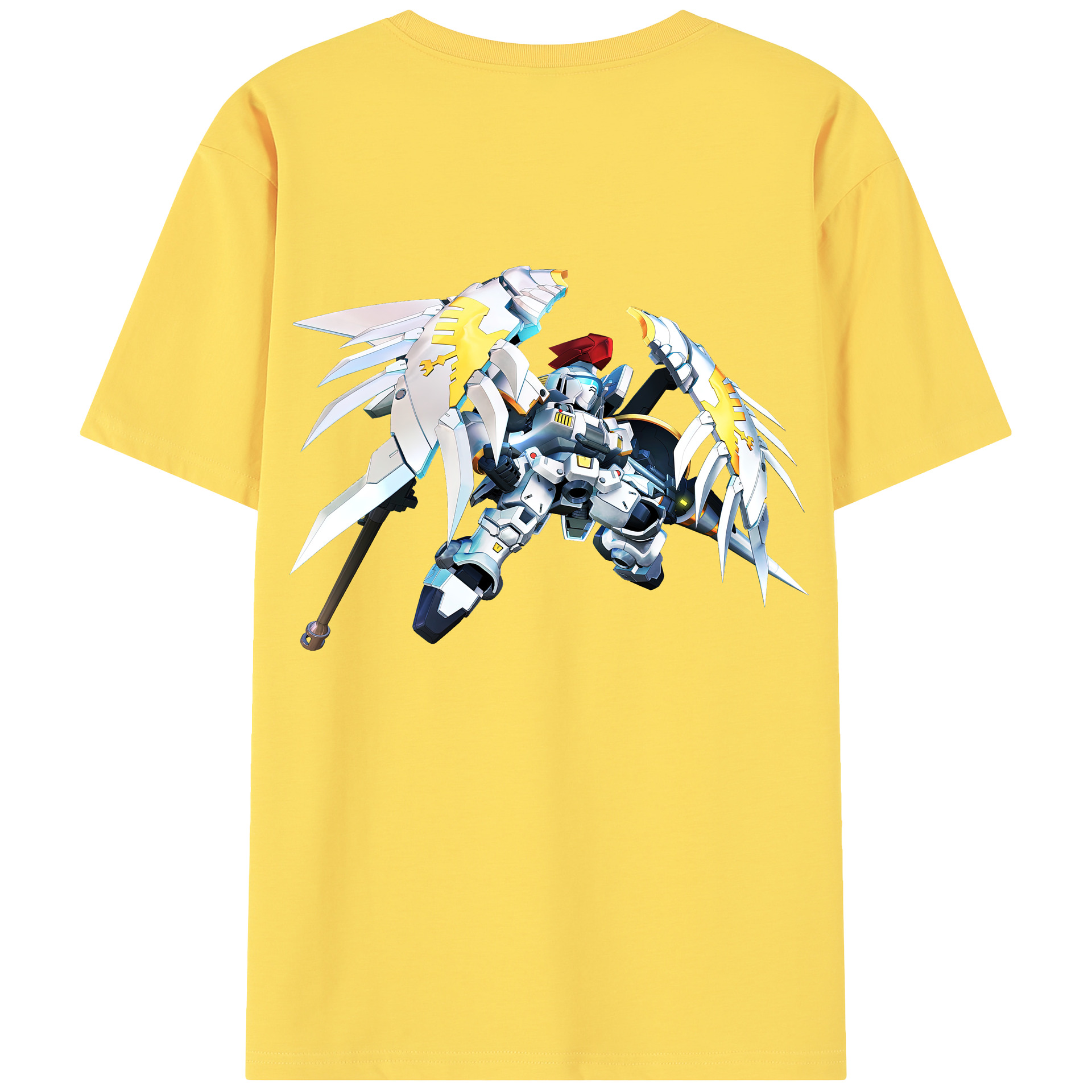 （画像用） 機動戦士ガンダム Mobile Suit Gundam 綿100％半袖Tシャツ（背面プリント）