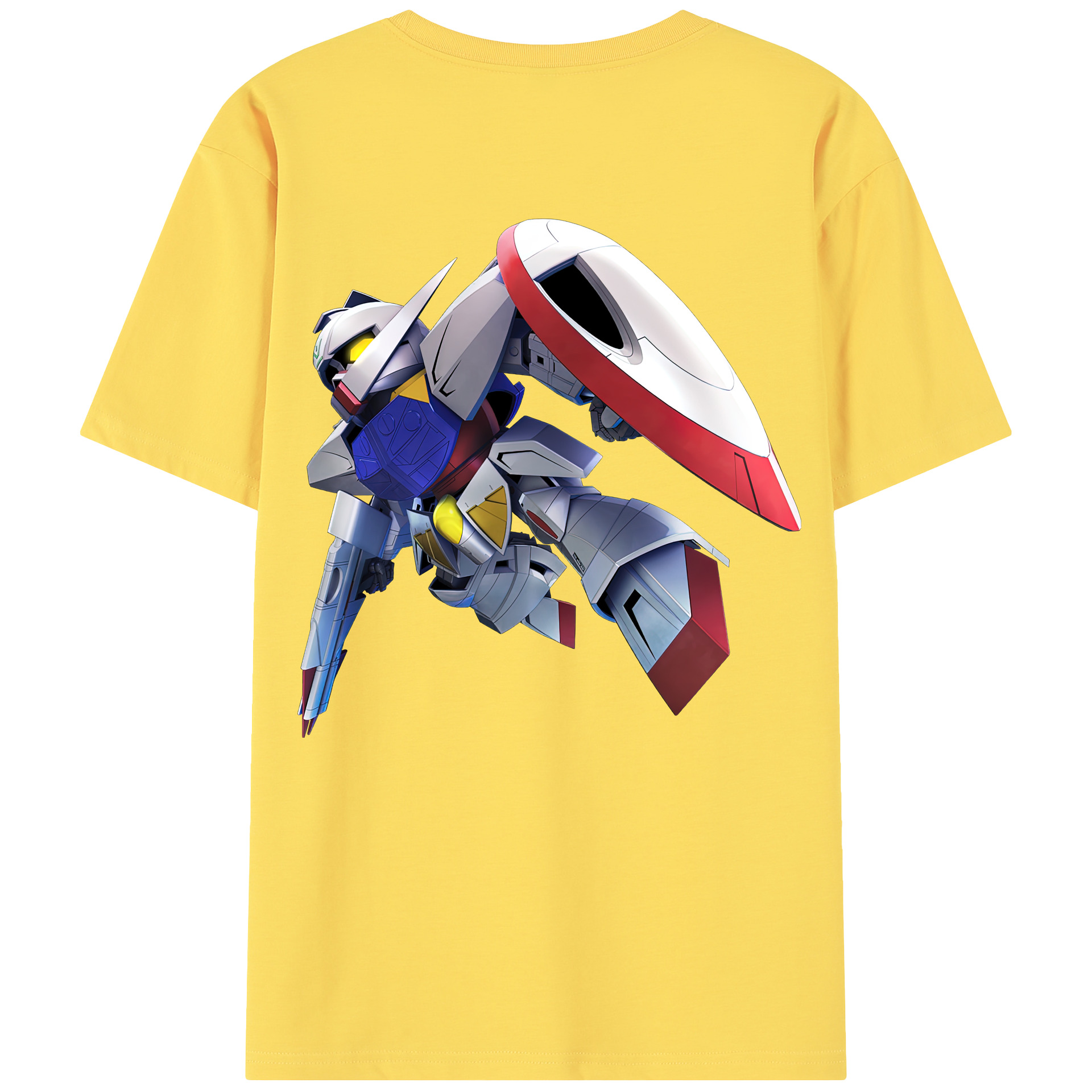 （画像用） 機動戦士ガンダム Mobile Suit Gundam 綿100％半袖Tシャツ（背面プリント）