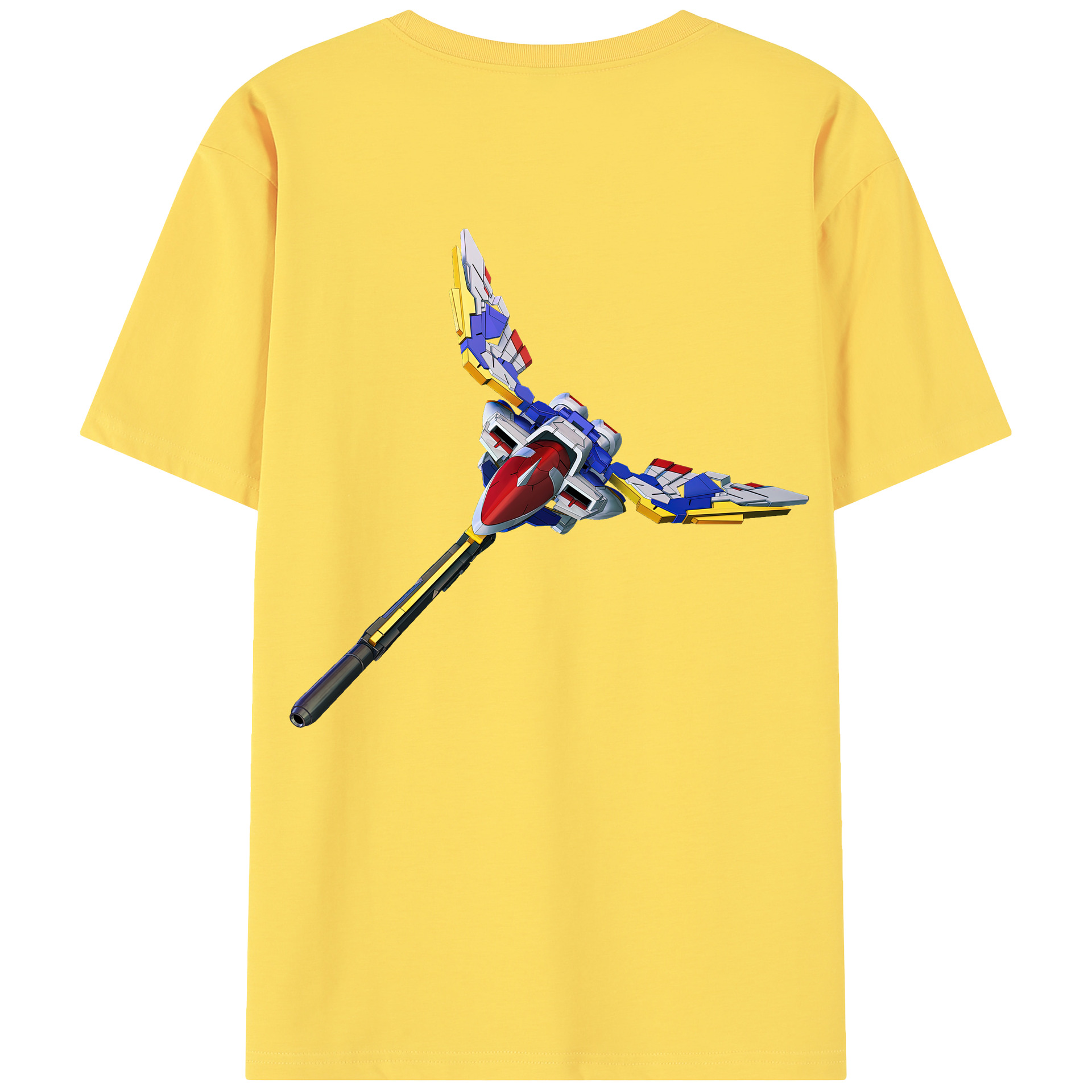 （画像用） 機動戦士ガンダム Mobile Suit Gundam 綿100％半袖Tシャツ（背面プリント）